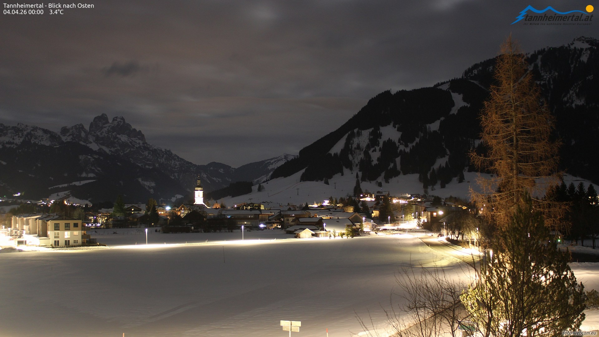 Archived image Webcam Ski Resort Schattwald Zöblen