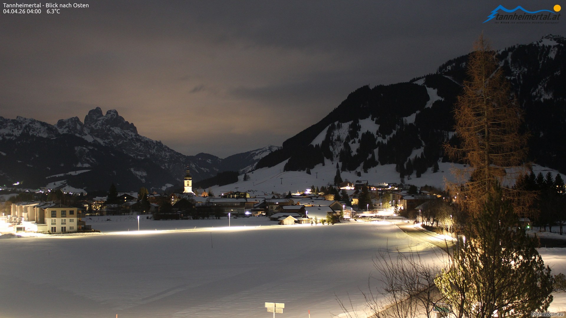 Archiv Foto Webcam Blick ins Tannheimer Tal