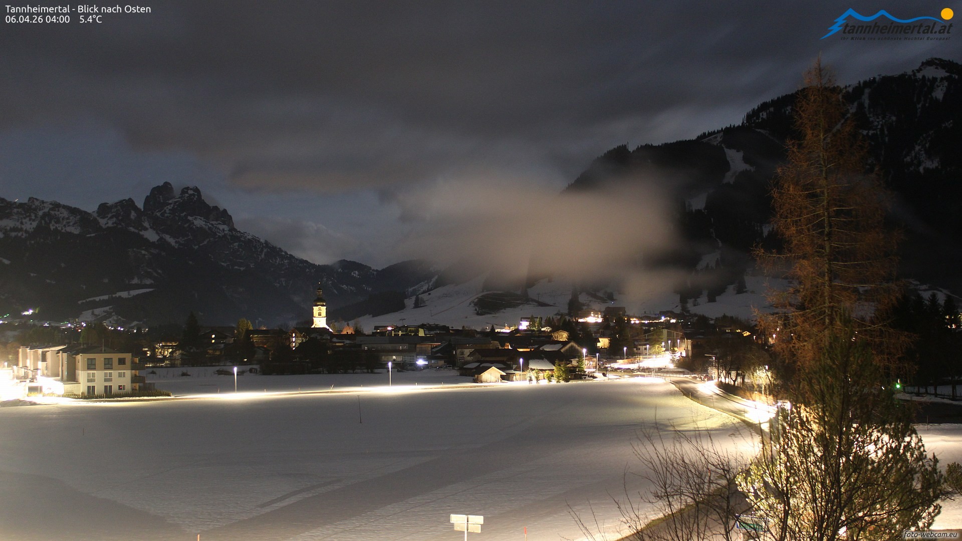 Archived image Webcam Ski Resort Schattwald Zöblen