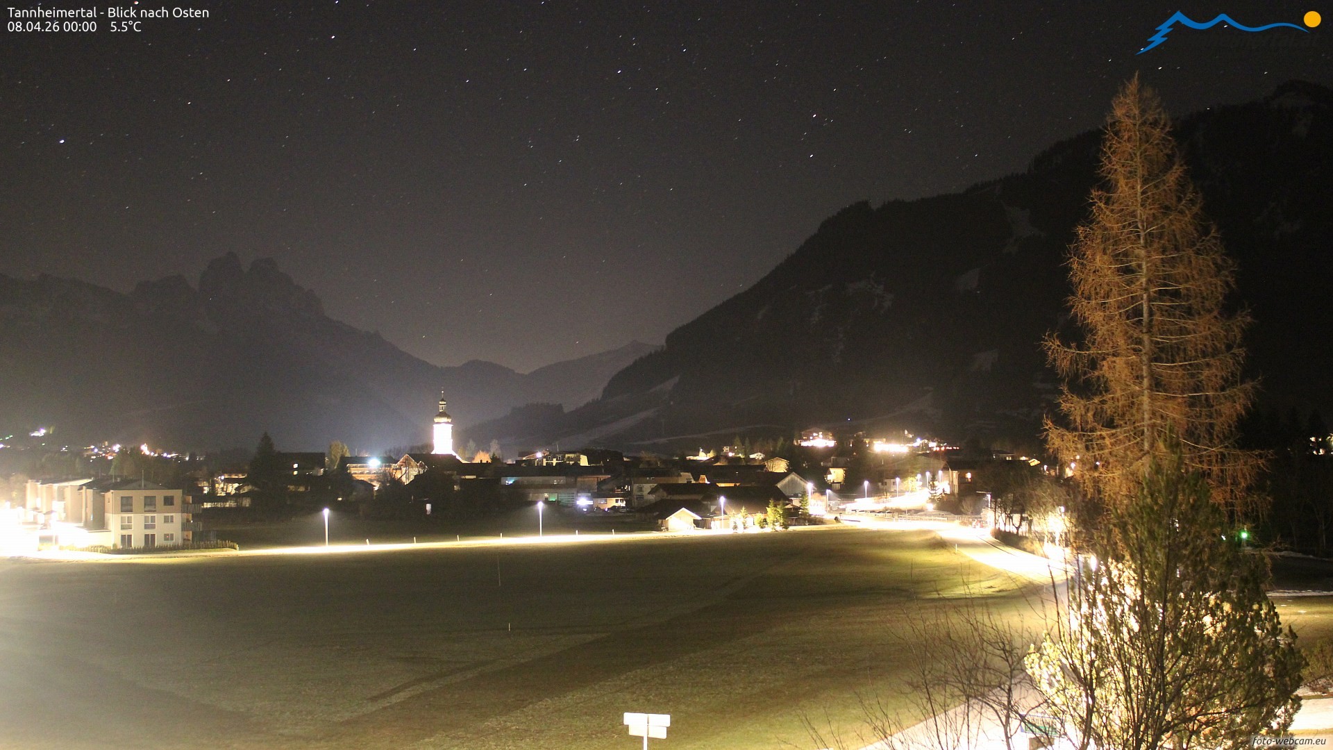Archiv Foto Webcam Blick ins Tannheimer Tal