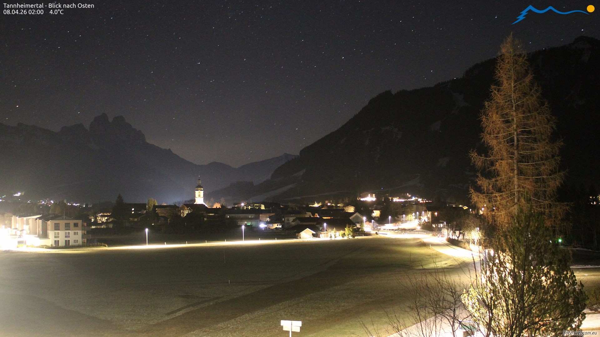 Archiv Foto Webcam Blick ins Tannheimer Tal
