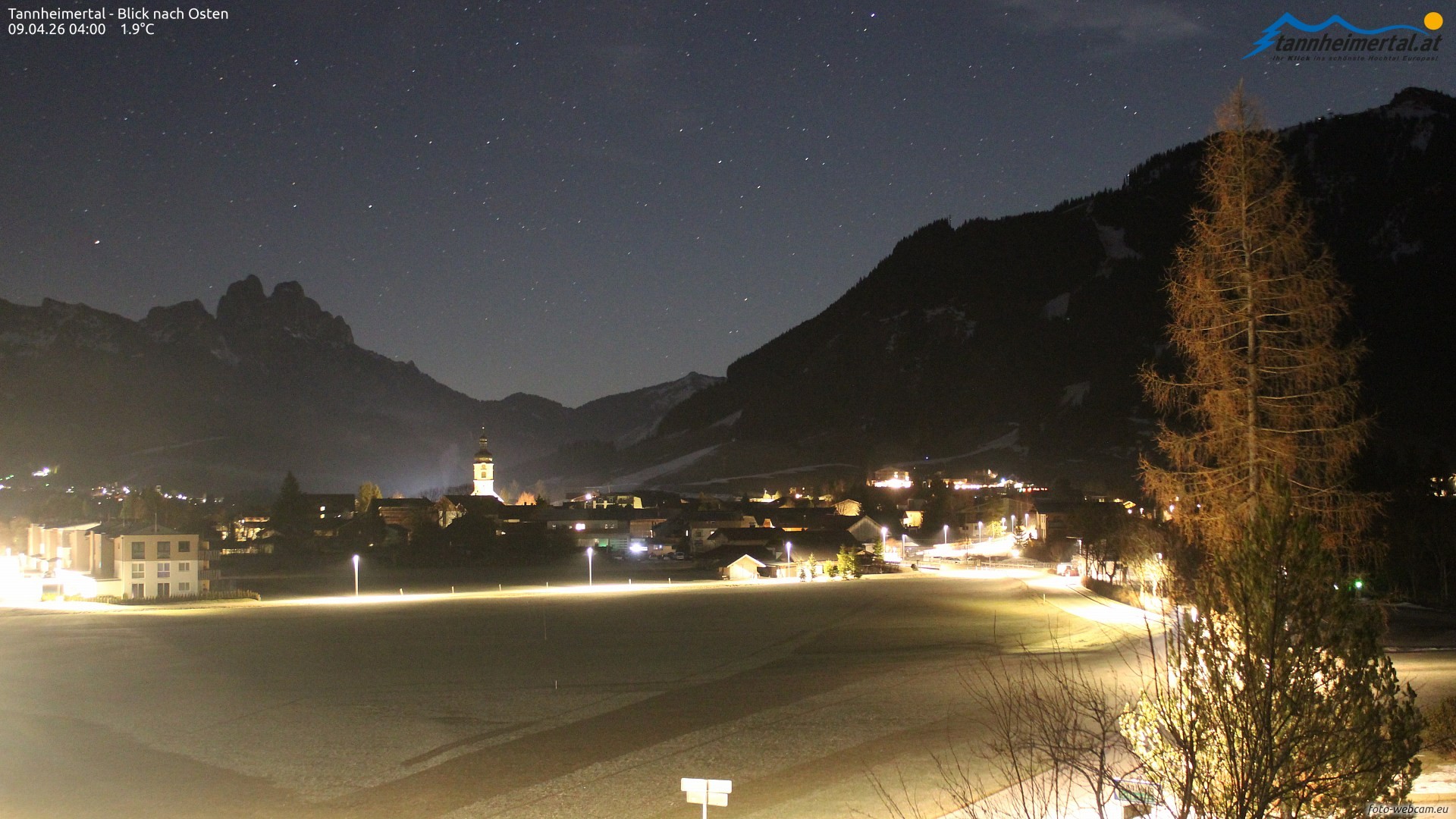 Archiv Foto Webcam Blick ins Tannheimer Tal