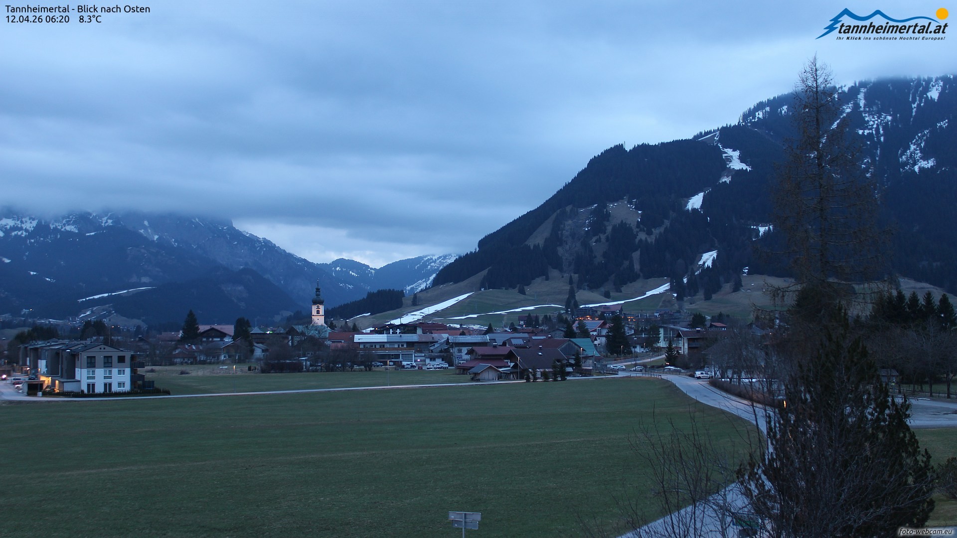 Archived image Webcam Ski Resort Schattwald Zöblen