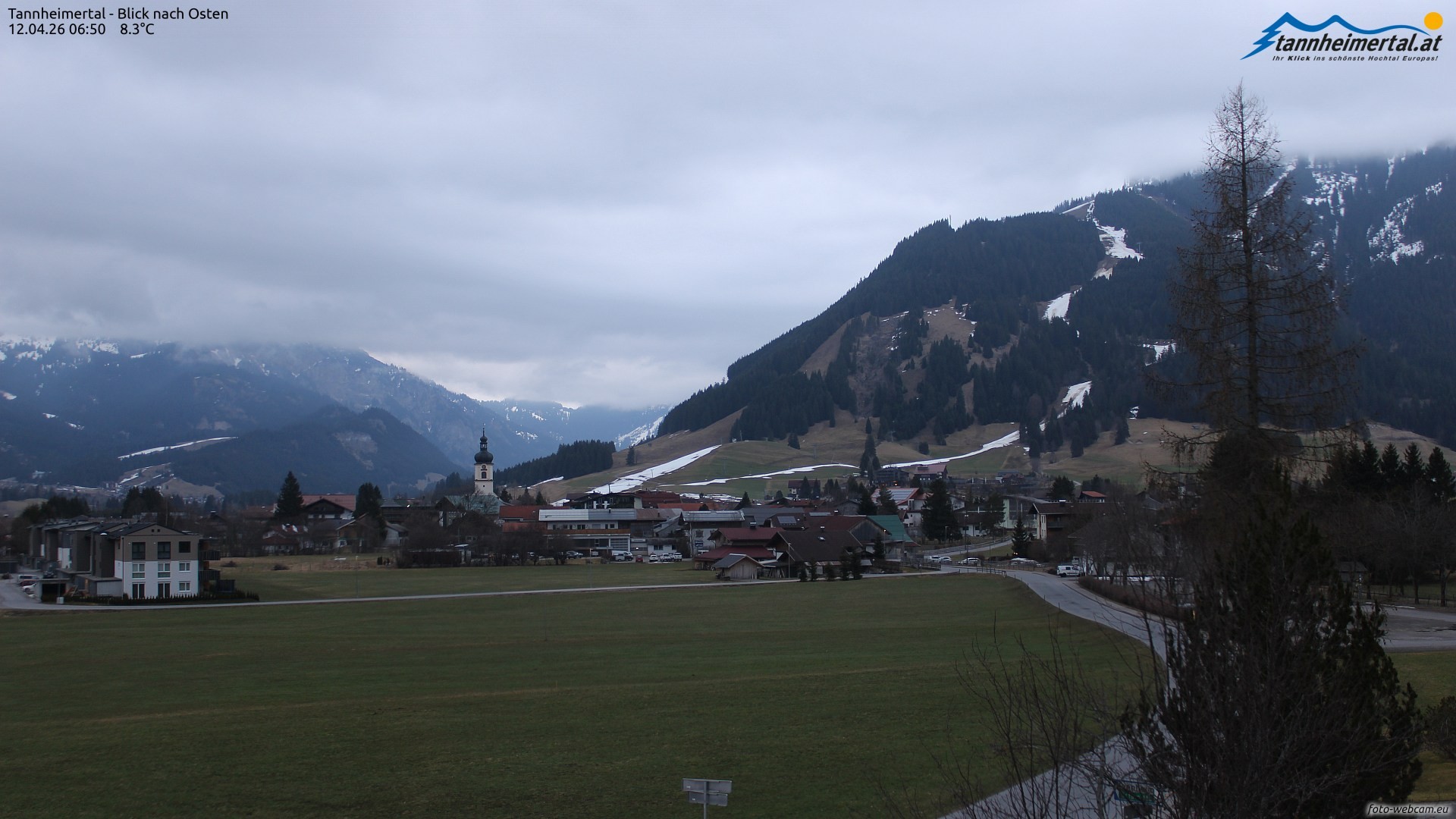 Archived image Webcam Ski Resort Schattwald Zöblen