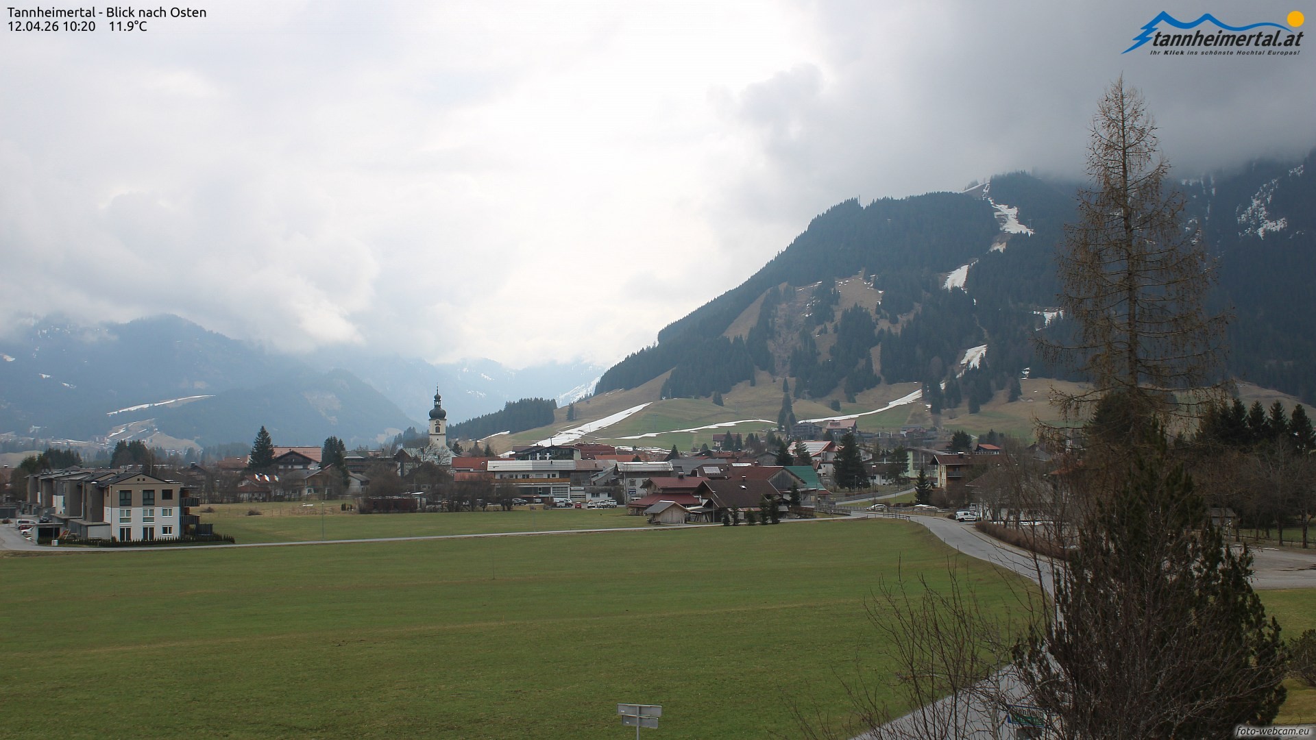 Archived image Webcam Ski Resort Schattwald Zöblen