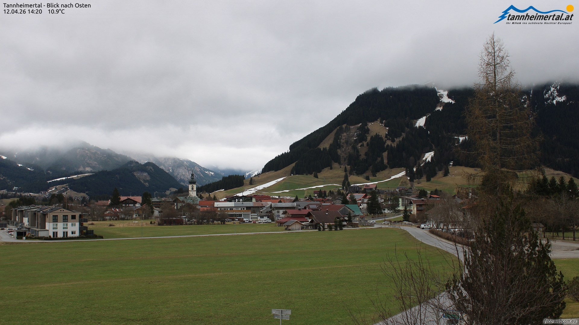 Archived image Webcam Ski Resort Schattwald Zöblen