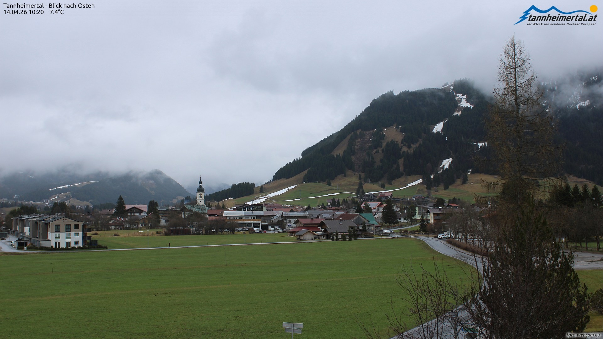 Archived image Webcam Ski Resort Schattwald Zöblen