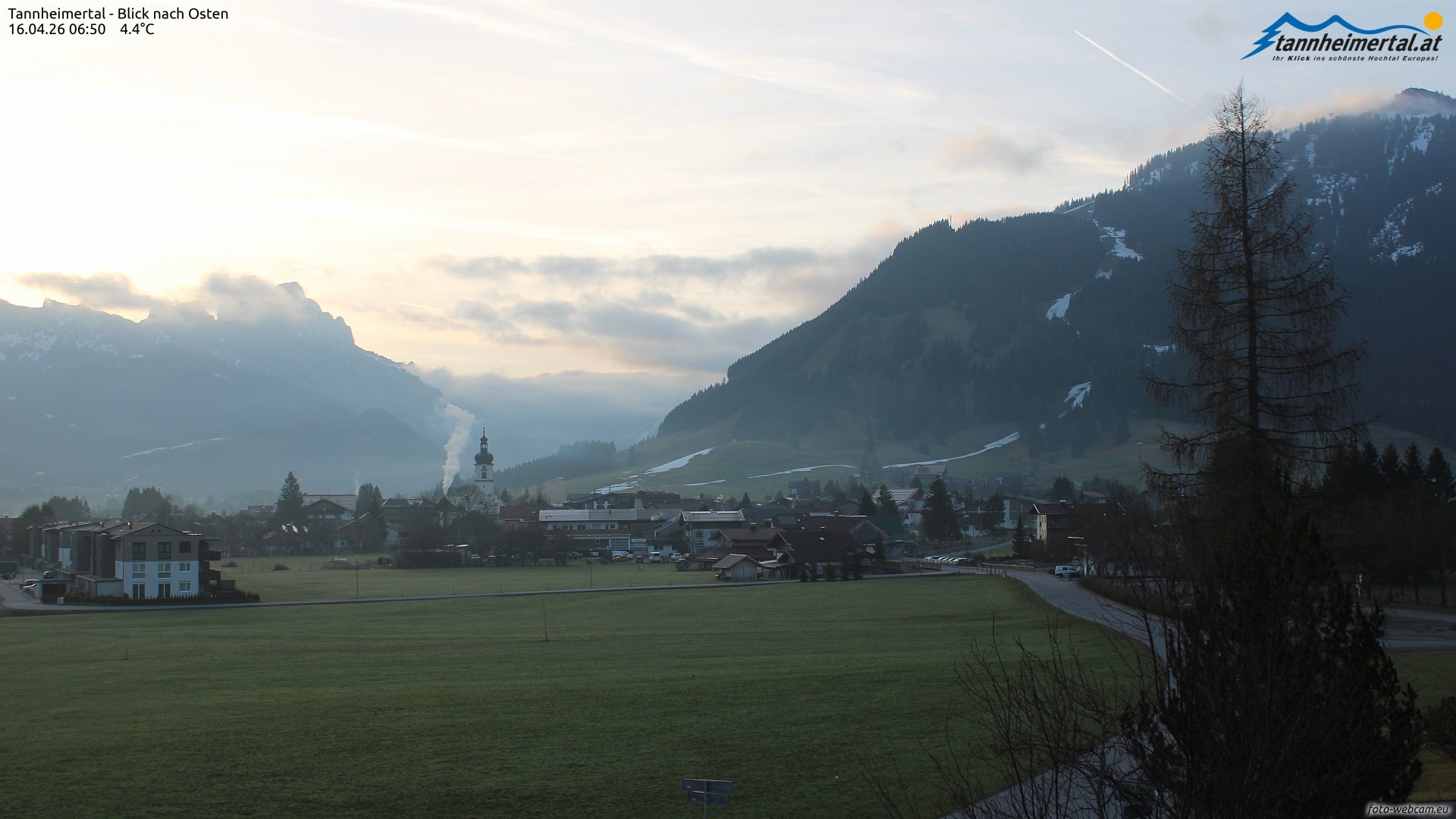 Archived image Webcam Ski Resort Schattwald Zöblen