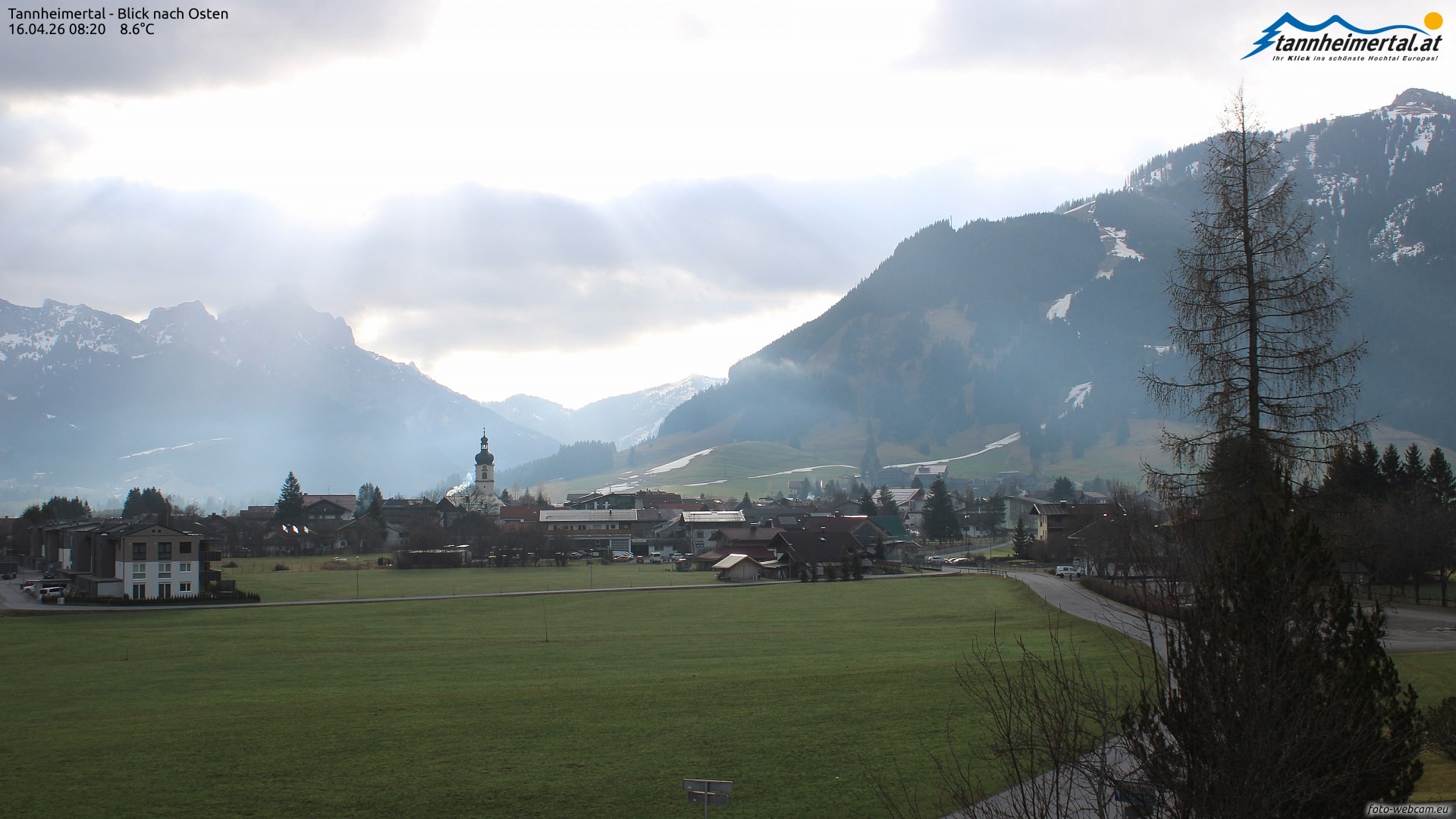 Archived image Webcam Ski Resort Schattwald Zöblen