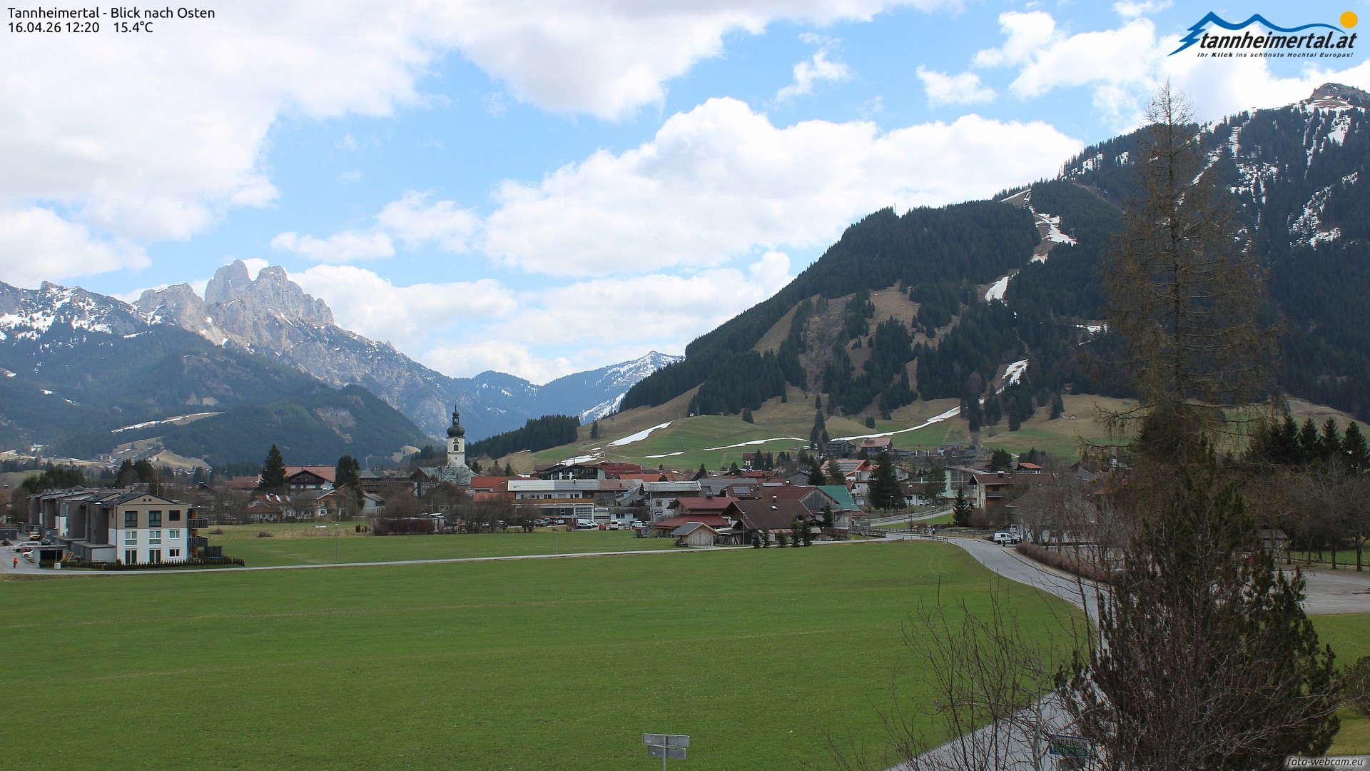 Archived image Webcam Ski Resort Schattwald Zöblen