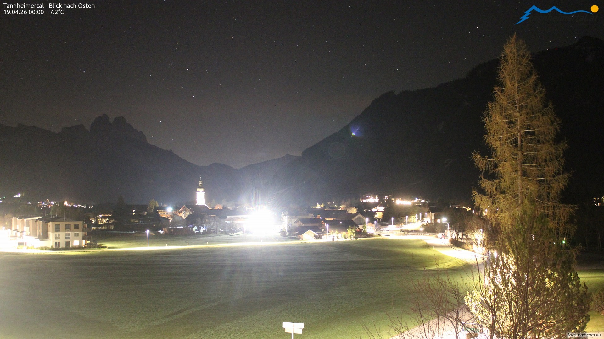 Archiv Foto Webcam Blick ins Tannheimer Tal