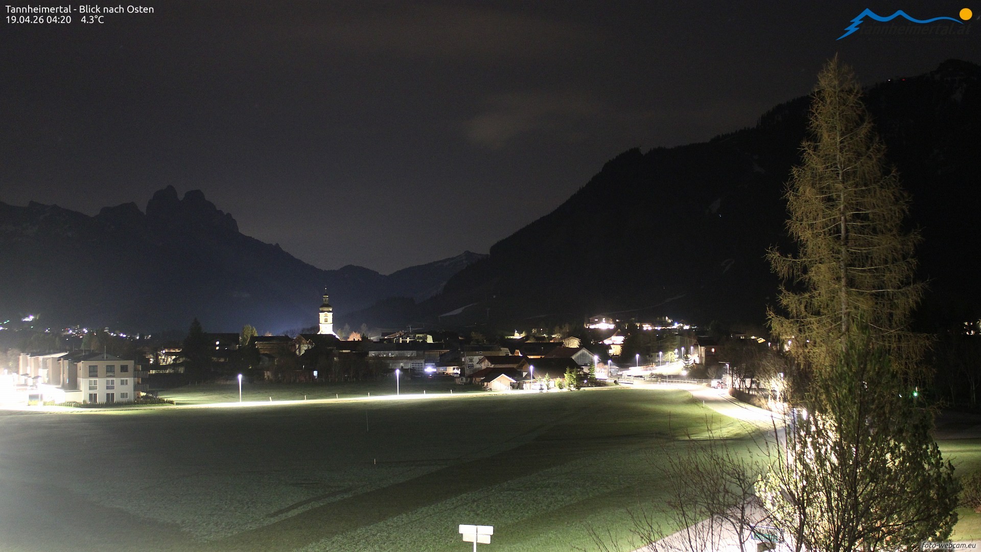 Archiv Foto Webcam Blick ins Tannheimer Tal