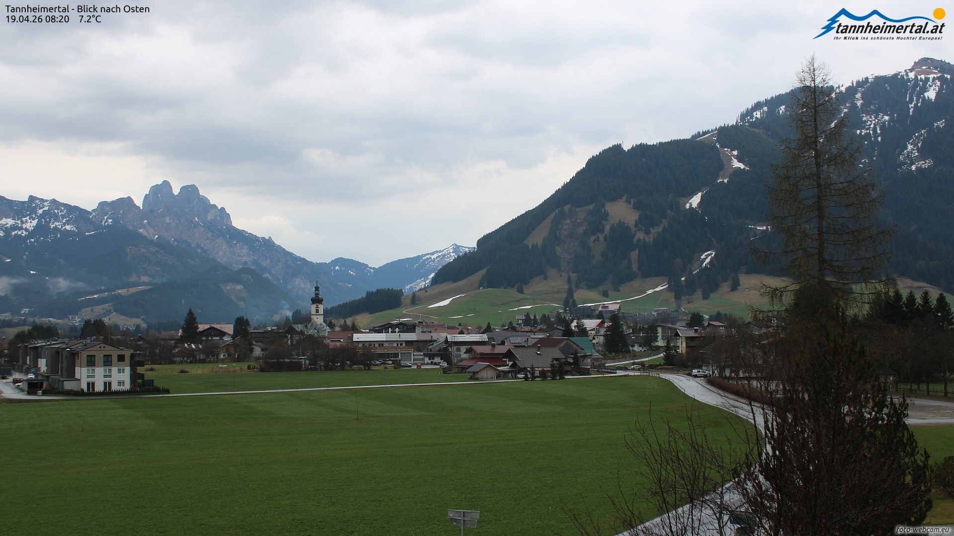 Archived image Webcam Ski Resort Schattwald Zöblen