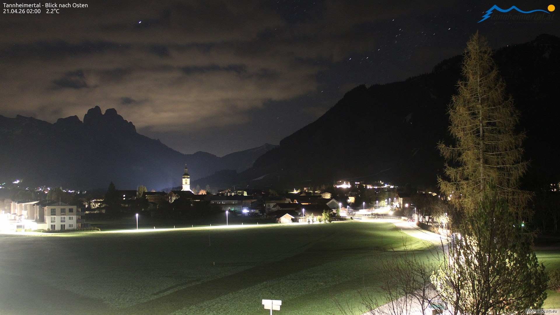 Archiv Foto Webcam Blick ins Tannheimer Tal