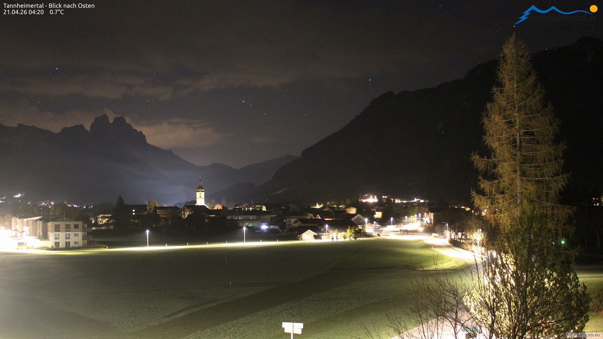 Archiv Foto Webcam Blick ins Tannheimer Tal