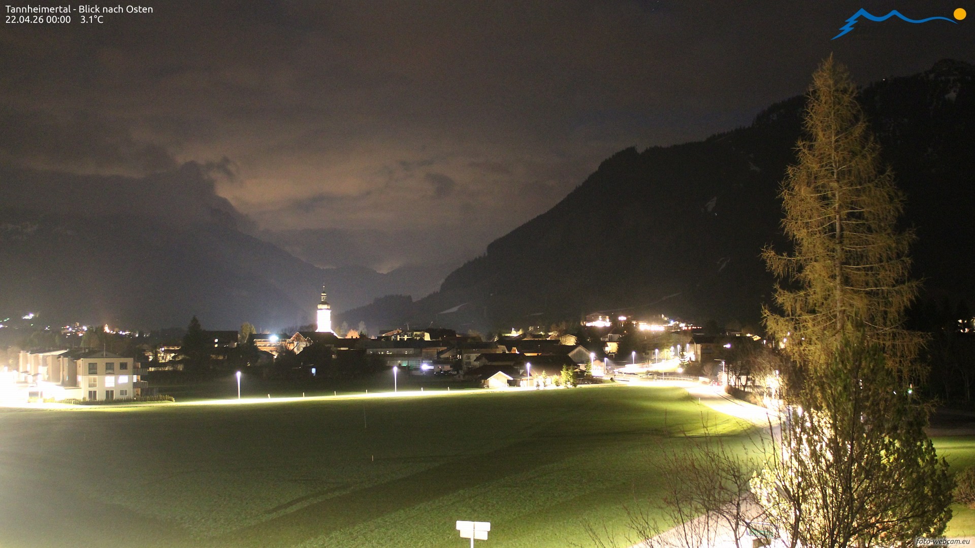 Archiv Foto Webcam Blick ins Tannheimer Tal