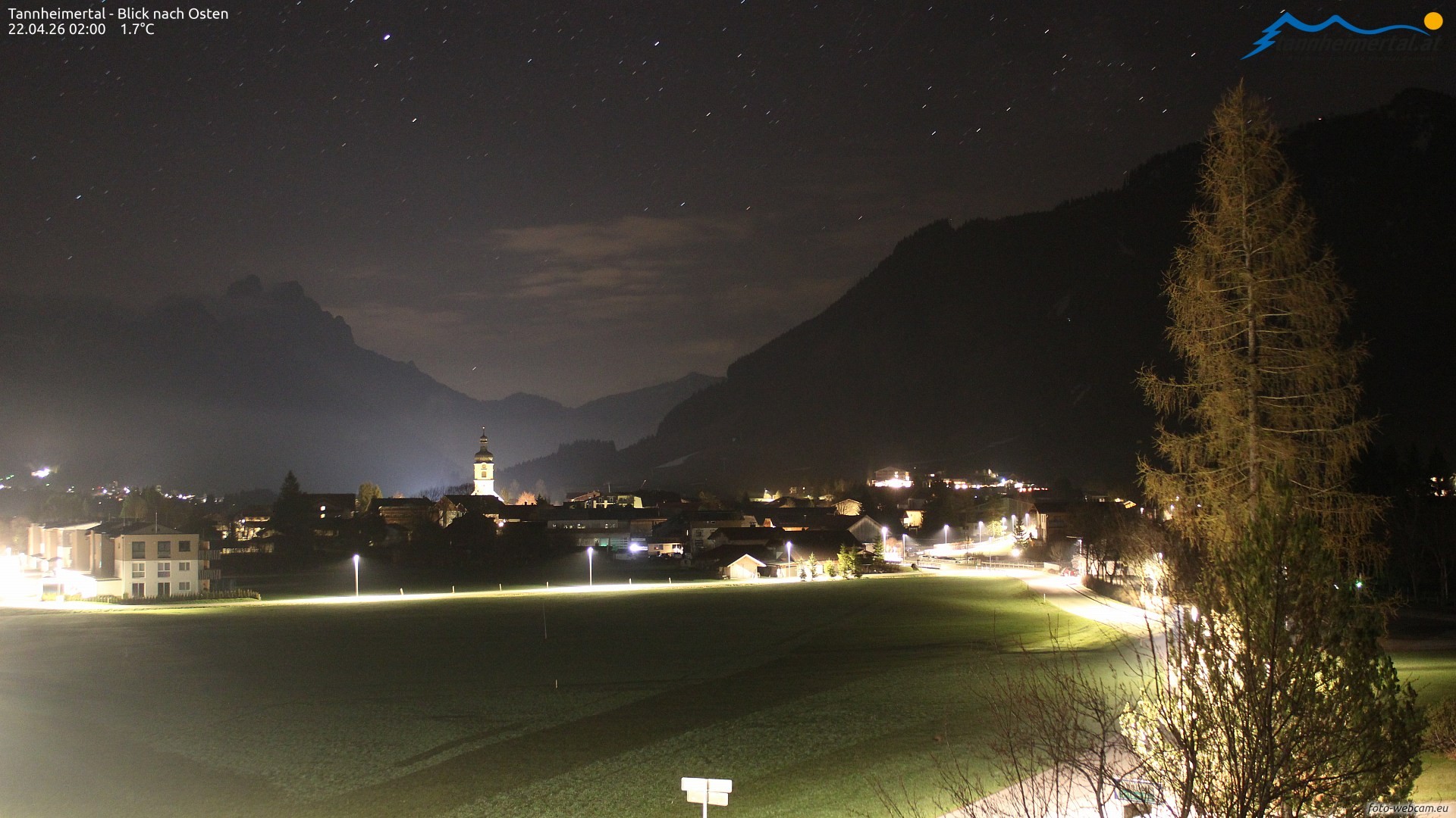 Archiv Foto Webcam Blick ins Tannheimer Tal