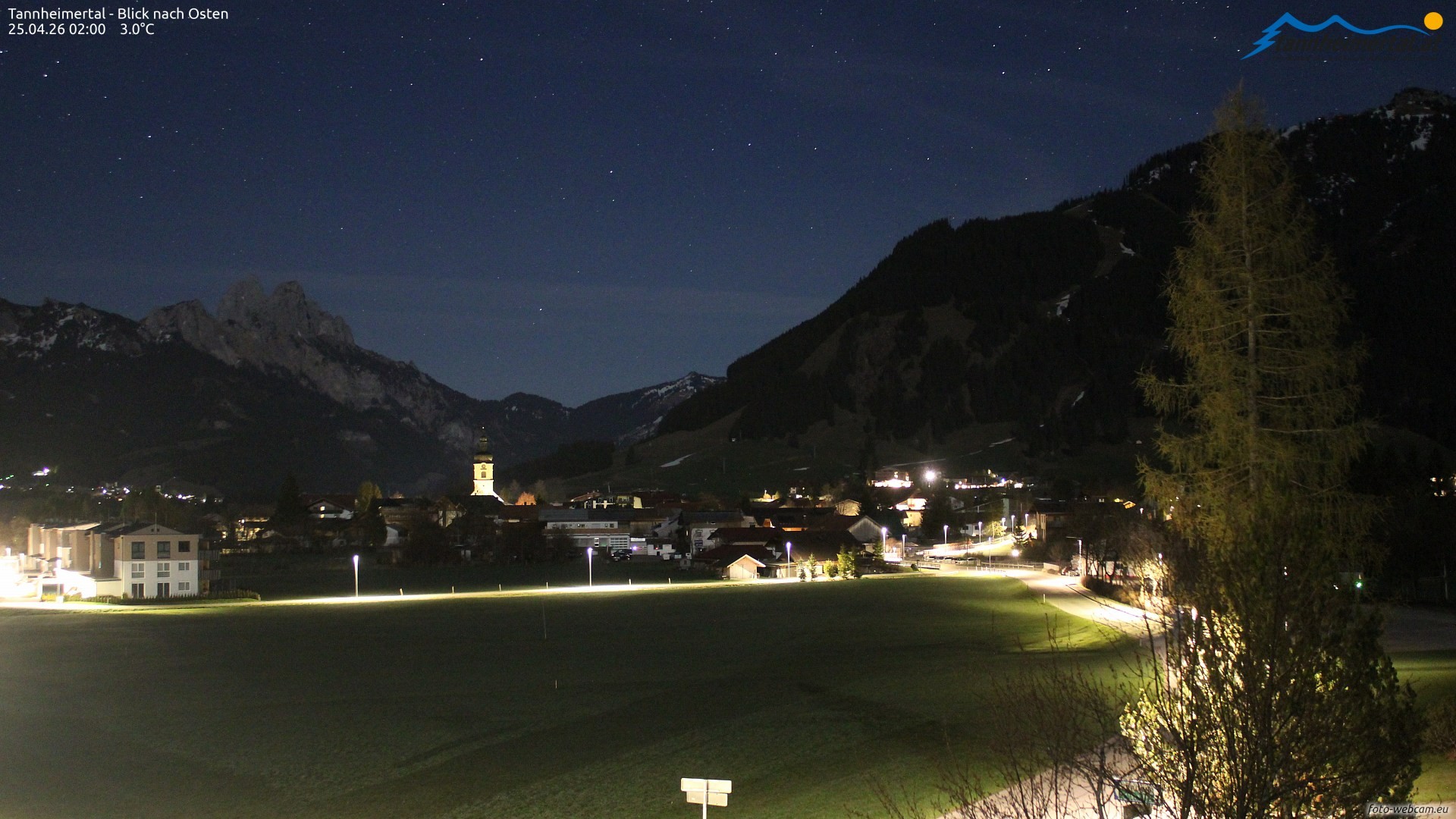 Archiv Foto Webcam Blick ins Tannheimer Tal