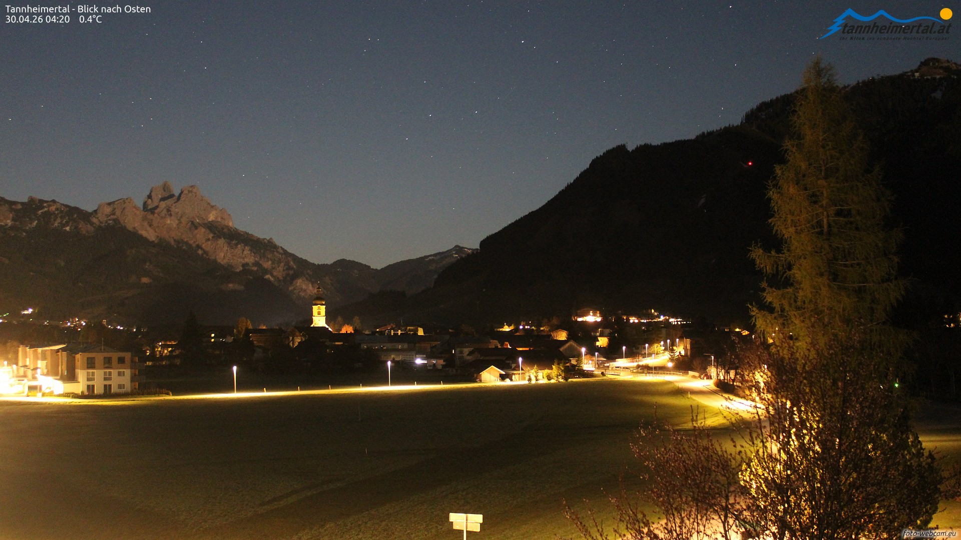 Archiv Foto Webcam Blick ins Tannheimer Tal