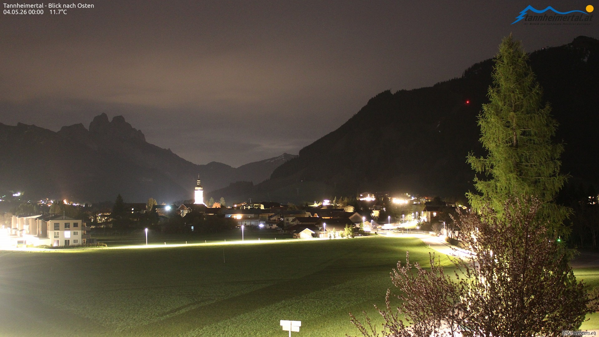 Archiv Foto Webcam Blick ins Tannheimer Tal
