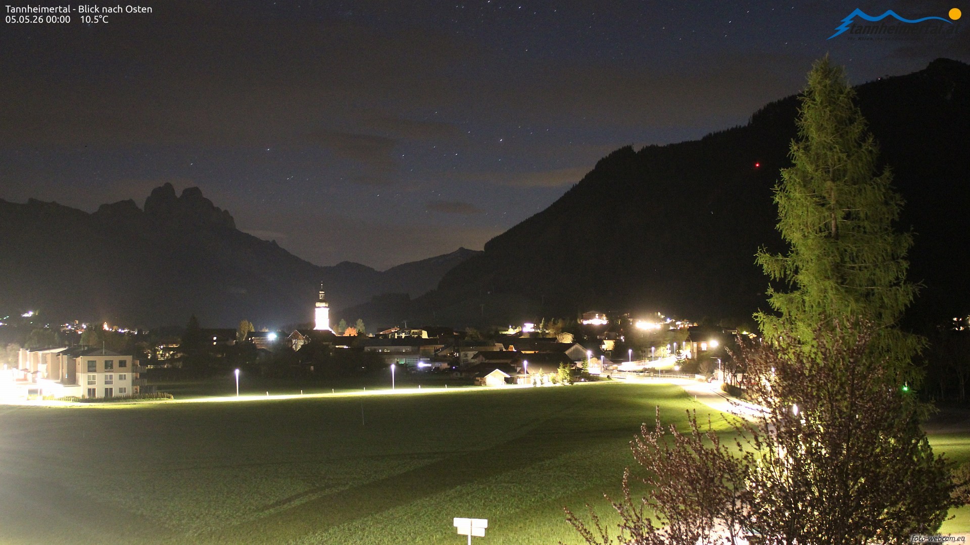 Archiv Foto Webcam Blick ins Tannheimer Tal