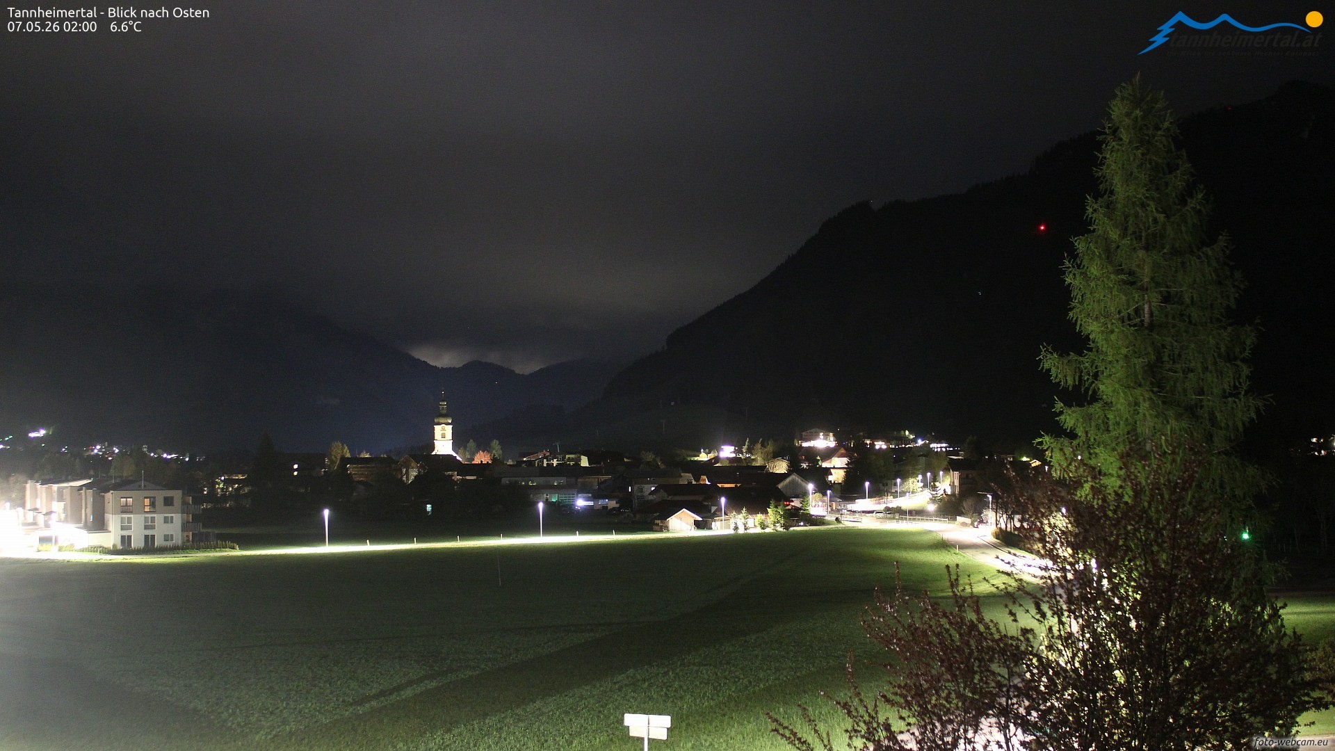 Archiv Foto Webcam Blick ins Tannheimer Tal
