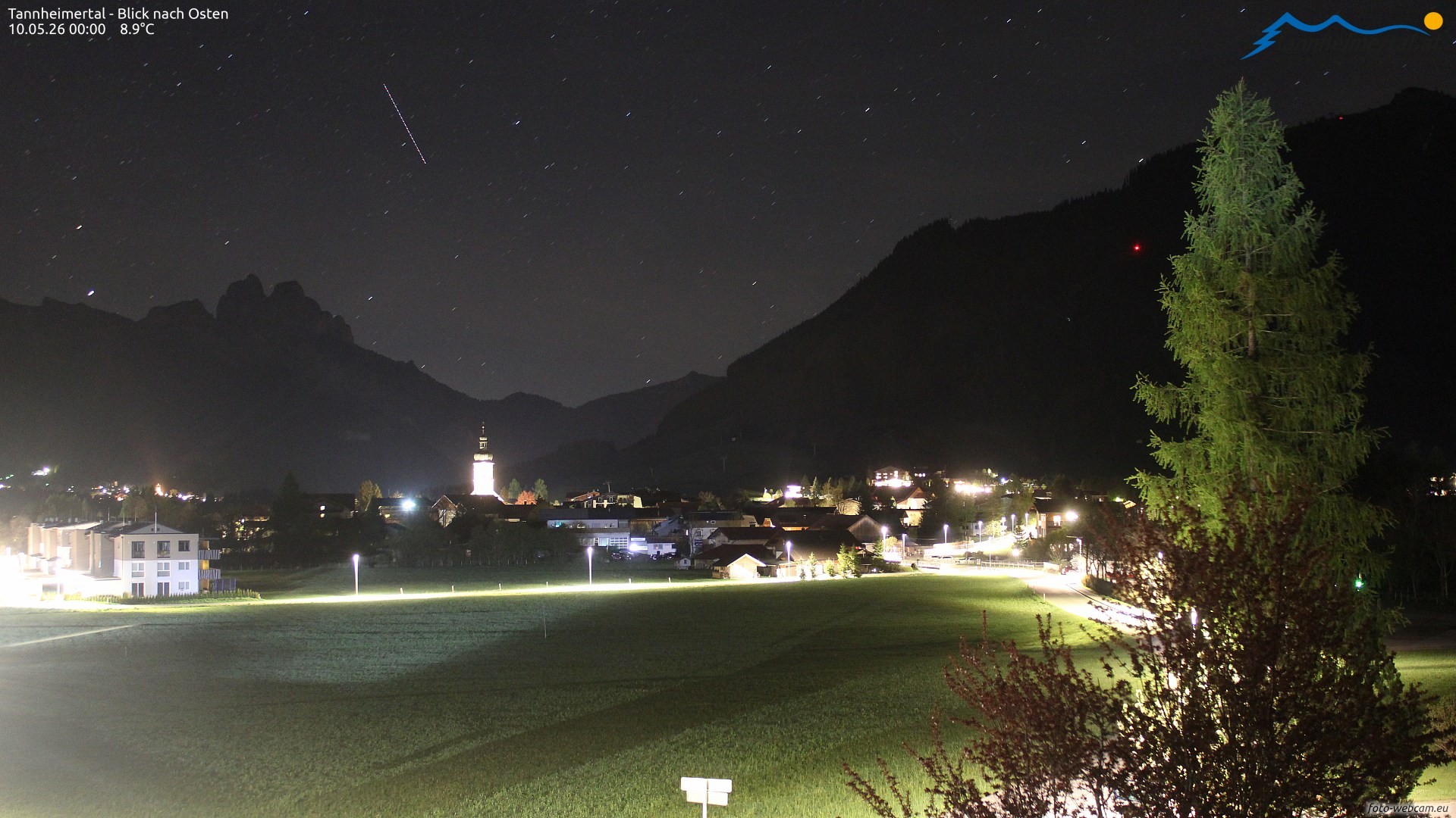 Archiv Foto Webcam Blick ins Tannheimer Tal