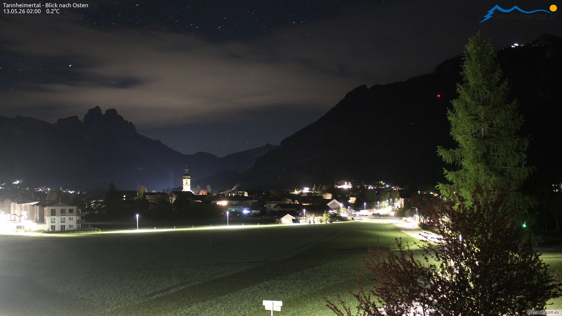 Archiv Foto Webcam Blick ins Tannheimer Tal