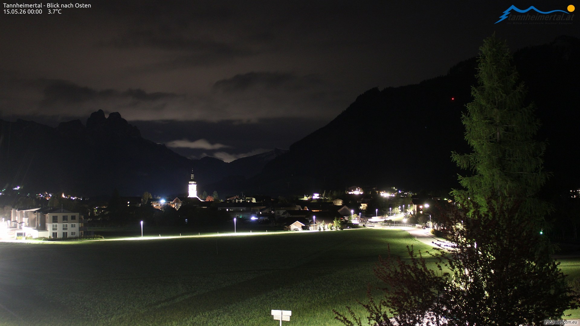 Archiv Foto Webcam Blick ins Tannheimer Tal