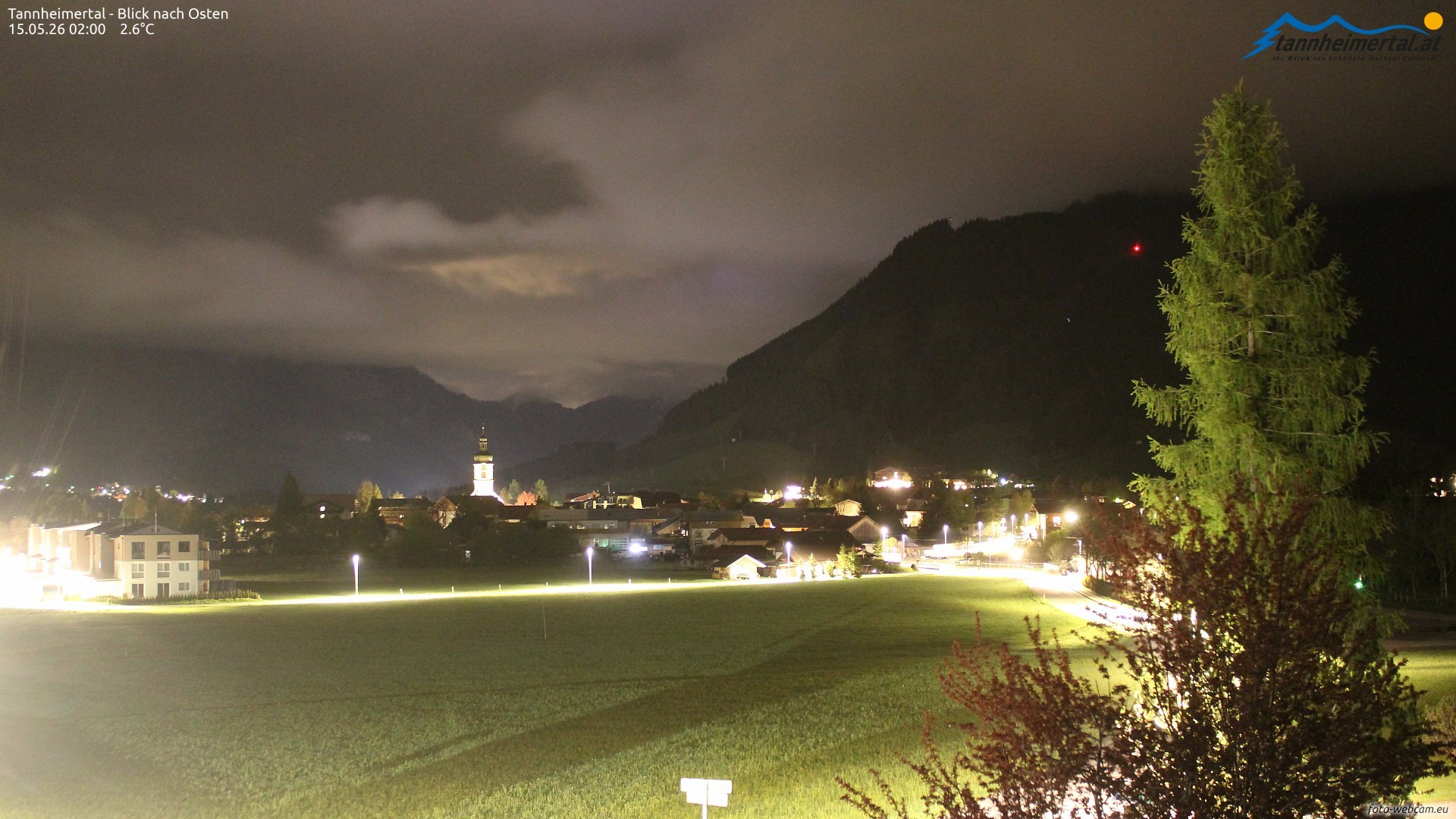 Archiv Foto Webcam Blick ins Tannheimer Tal
