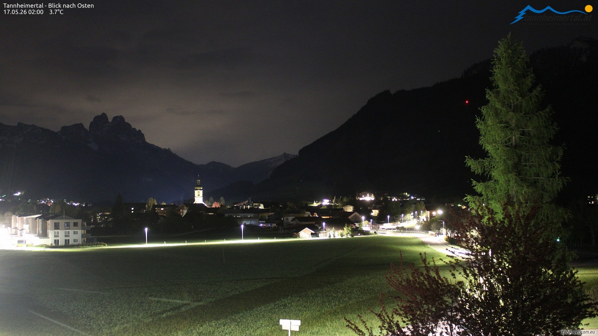 Archiv Foto Webcam Blick ins Tannheimer Tal