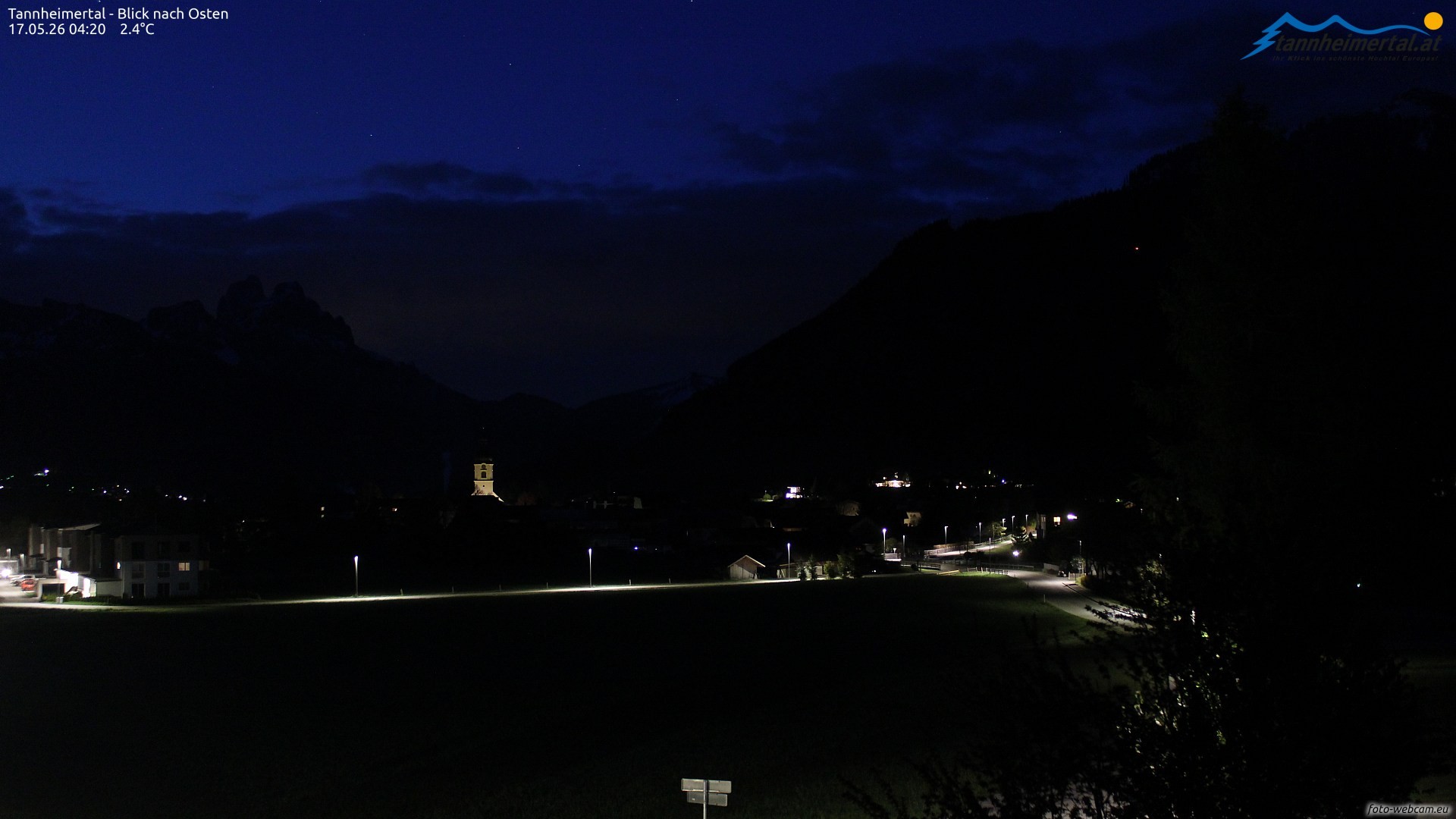 Archiv Foto Webcam Blick ins Tannheimer Tal