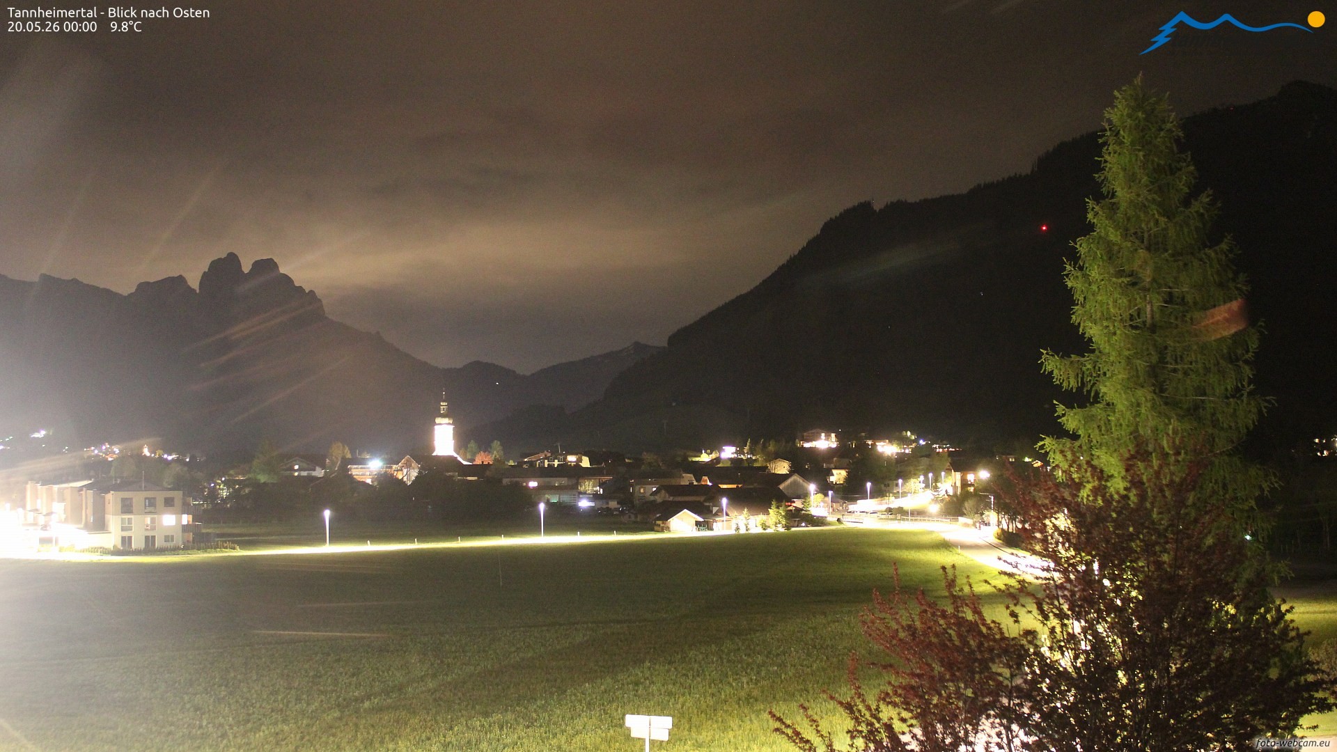 Archiv Foto Webcam Blick ins Tannheimer Tal