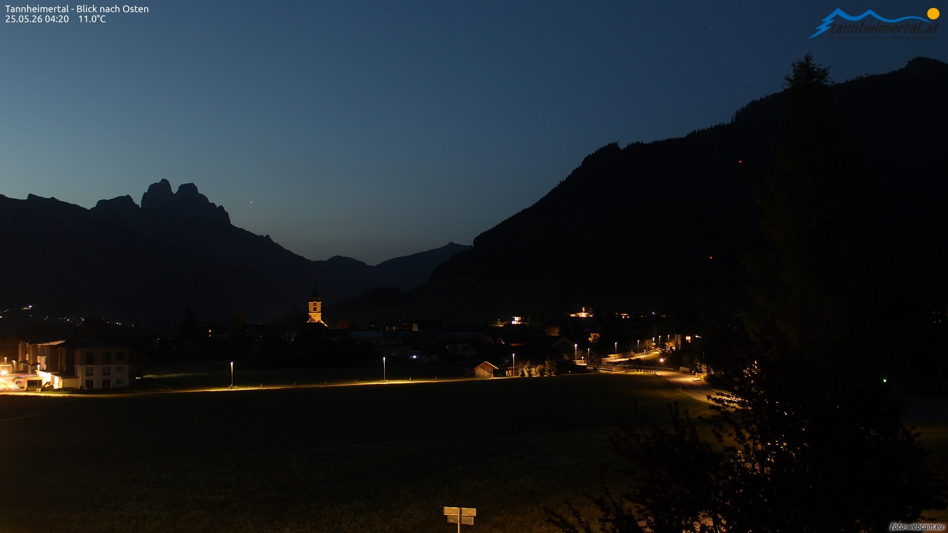 Archiv Foto Webcam Blick ins Tannheimer Tal