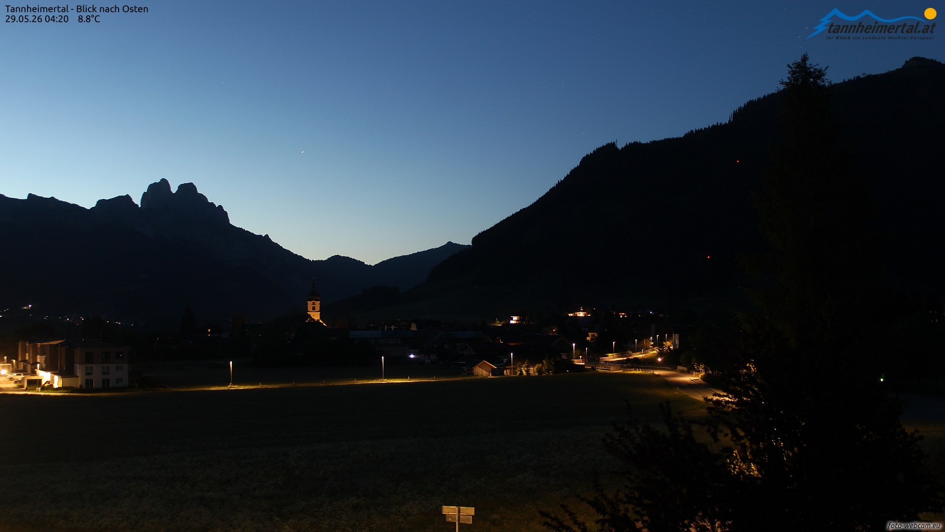 Archiv Foto Webcam Blick ins Tannheimer Tal