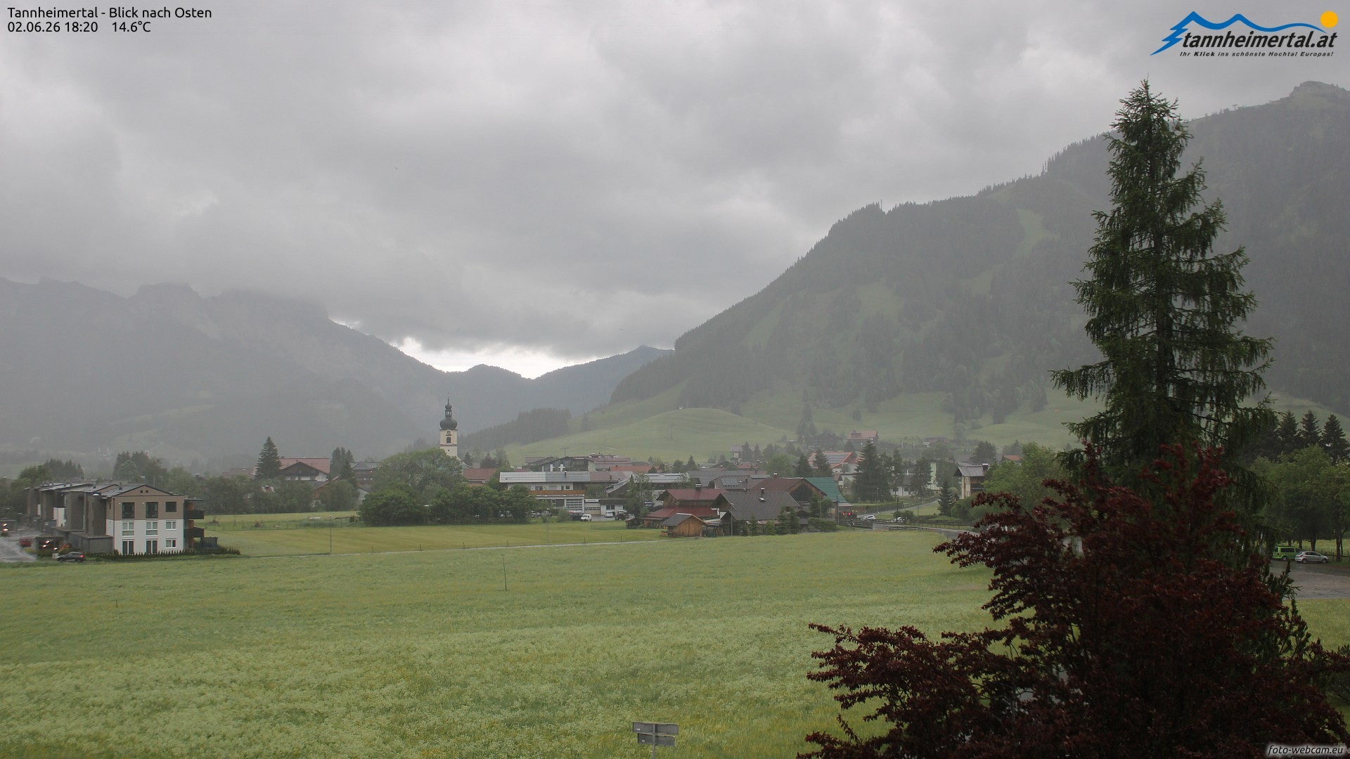 Archived image Webcam Ski Resort Schattwald Zöblen