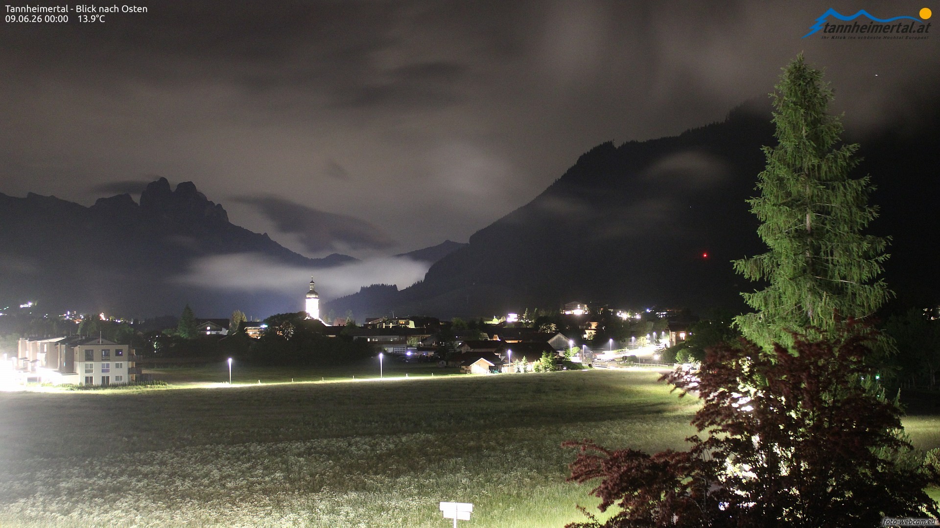 Archived image Webcam Ski Resort Schattwald Zöblen