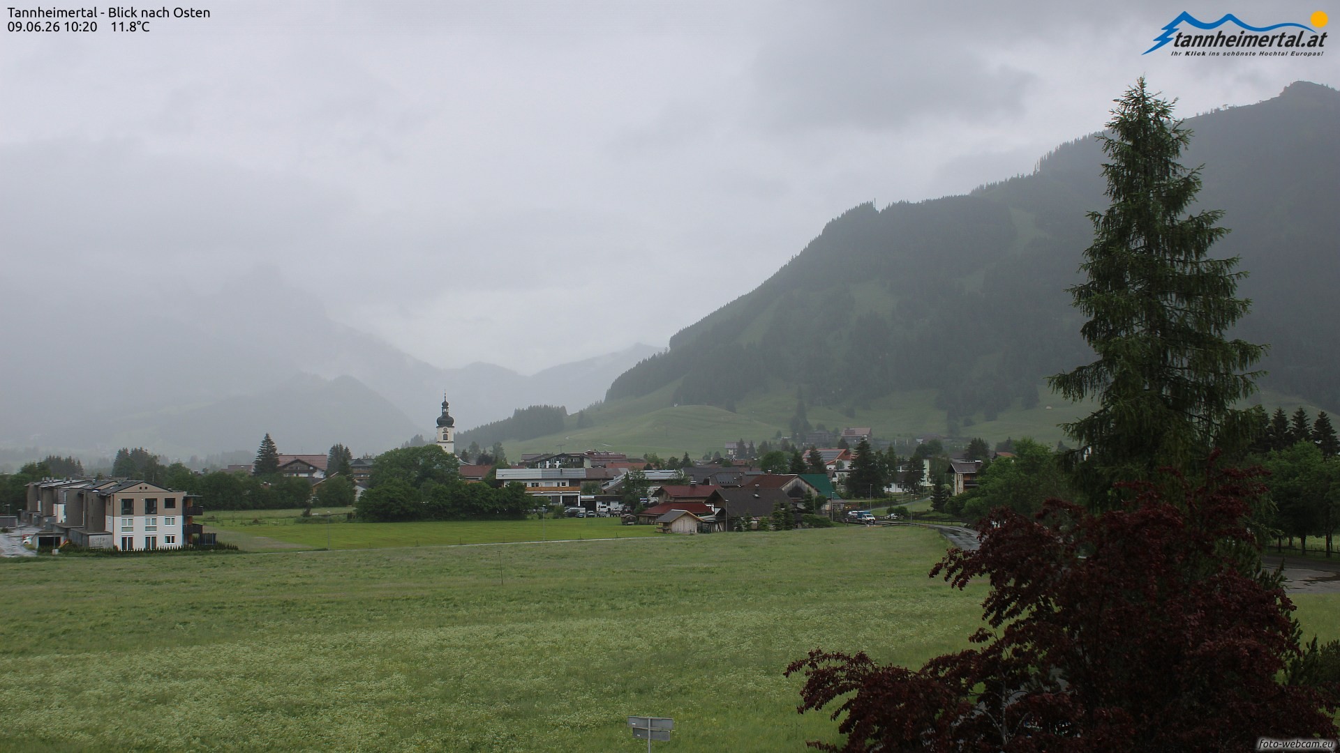 Archived image Webcam Ski Resort Schattwald Zöblen