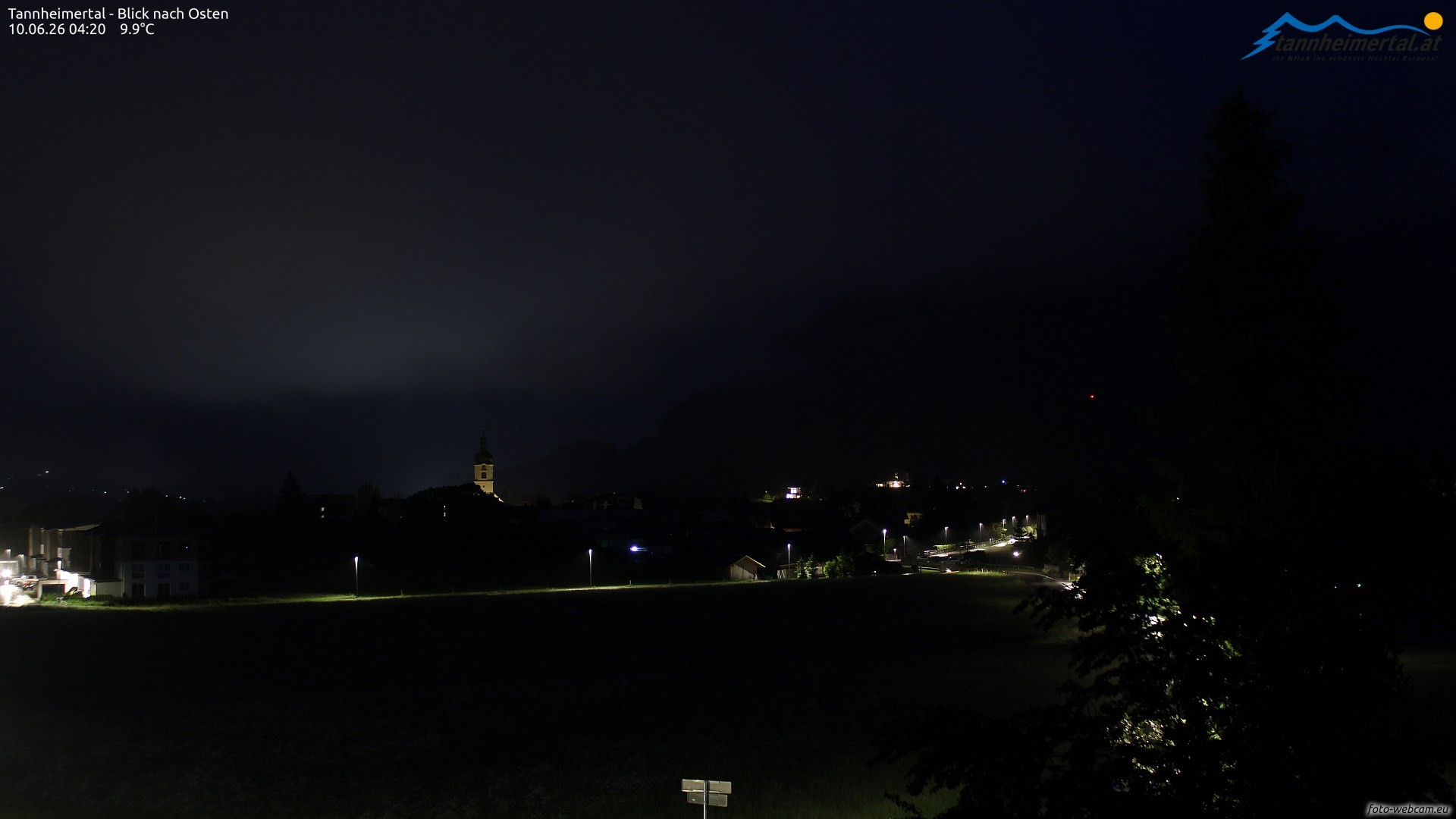 Archiv Foto Webcam Blick ins Tannheimer Tal