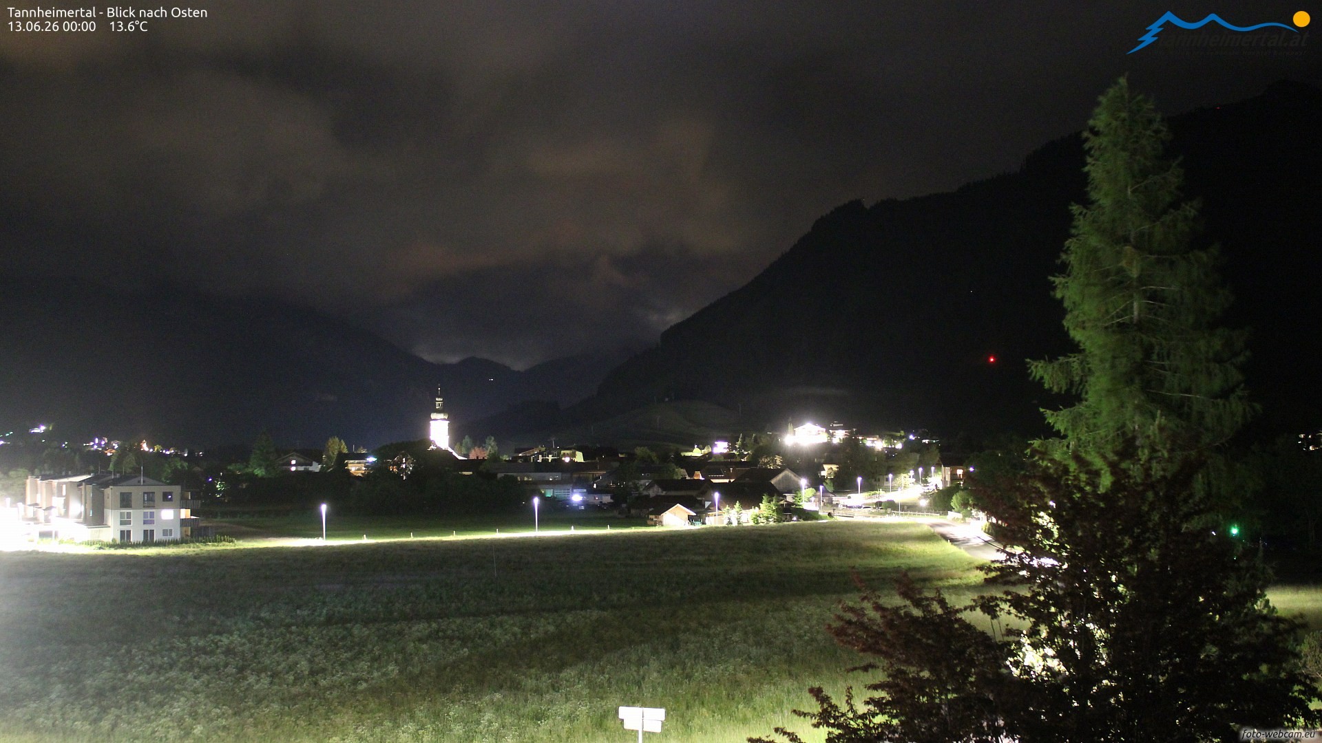 Archiv Foto Webcam Blick ins Tannheimer Tal