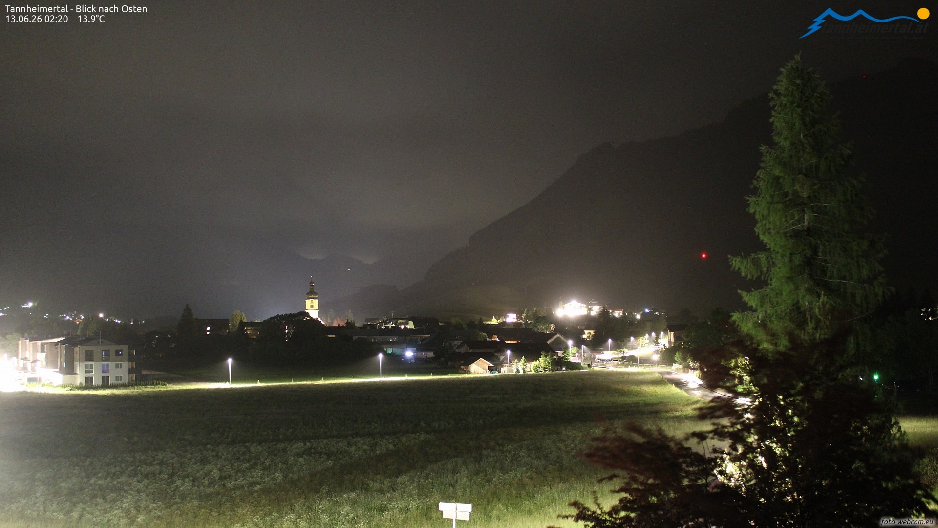 Archiv Foto Webcam Blick ins Tannheimer Tal