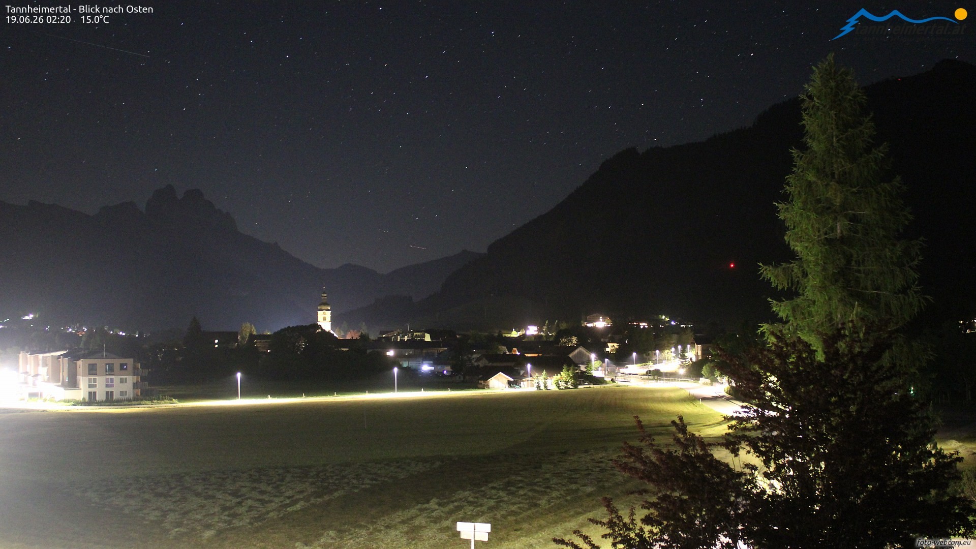 Archiv Foto Webcam Blick ins Tannheimer Tal
