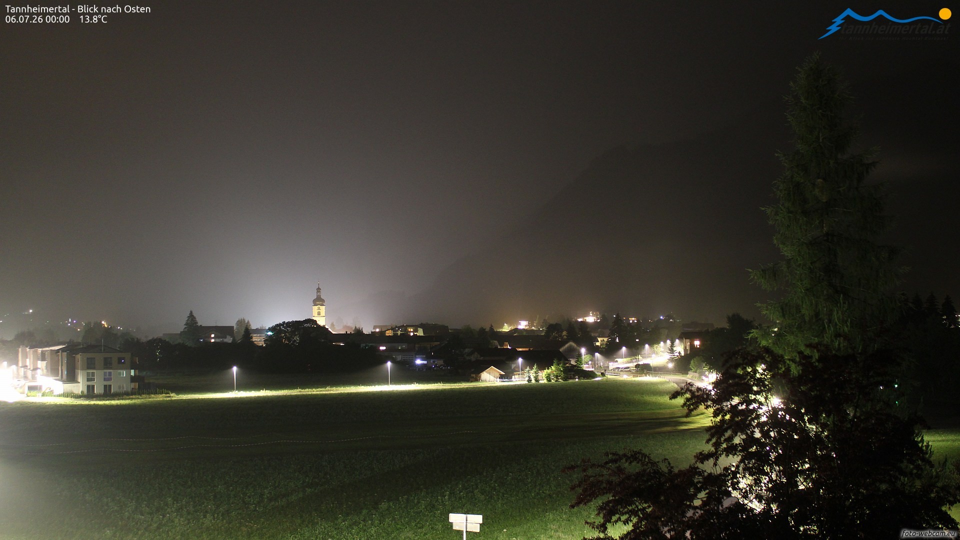 Archiv Foto Webcam Blick ins Tannheimer Tal