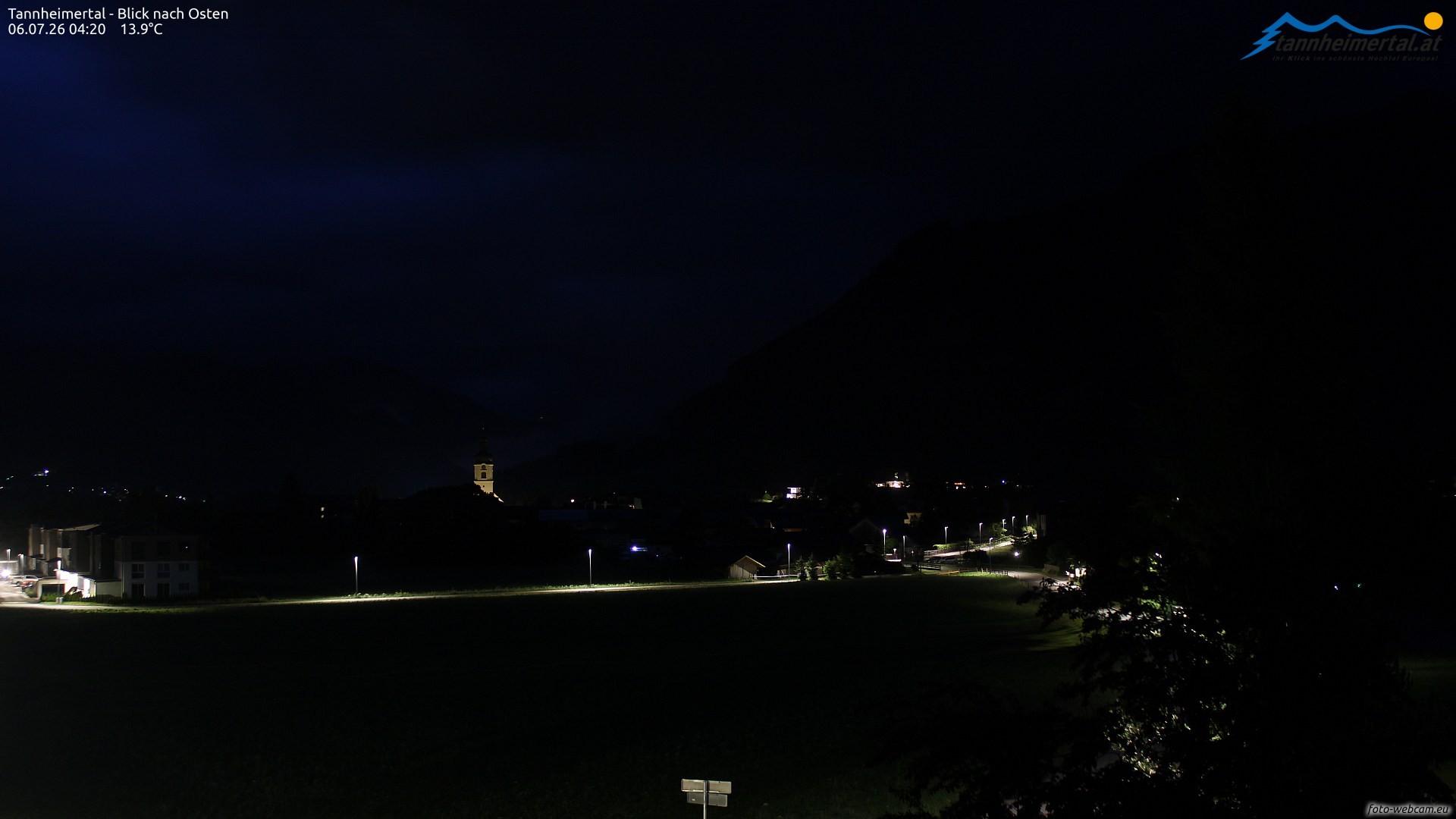 Archiv Foto Webcam Blick ins Tannheimer Tal
