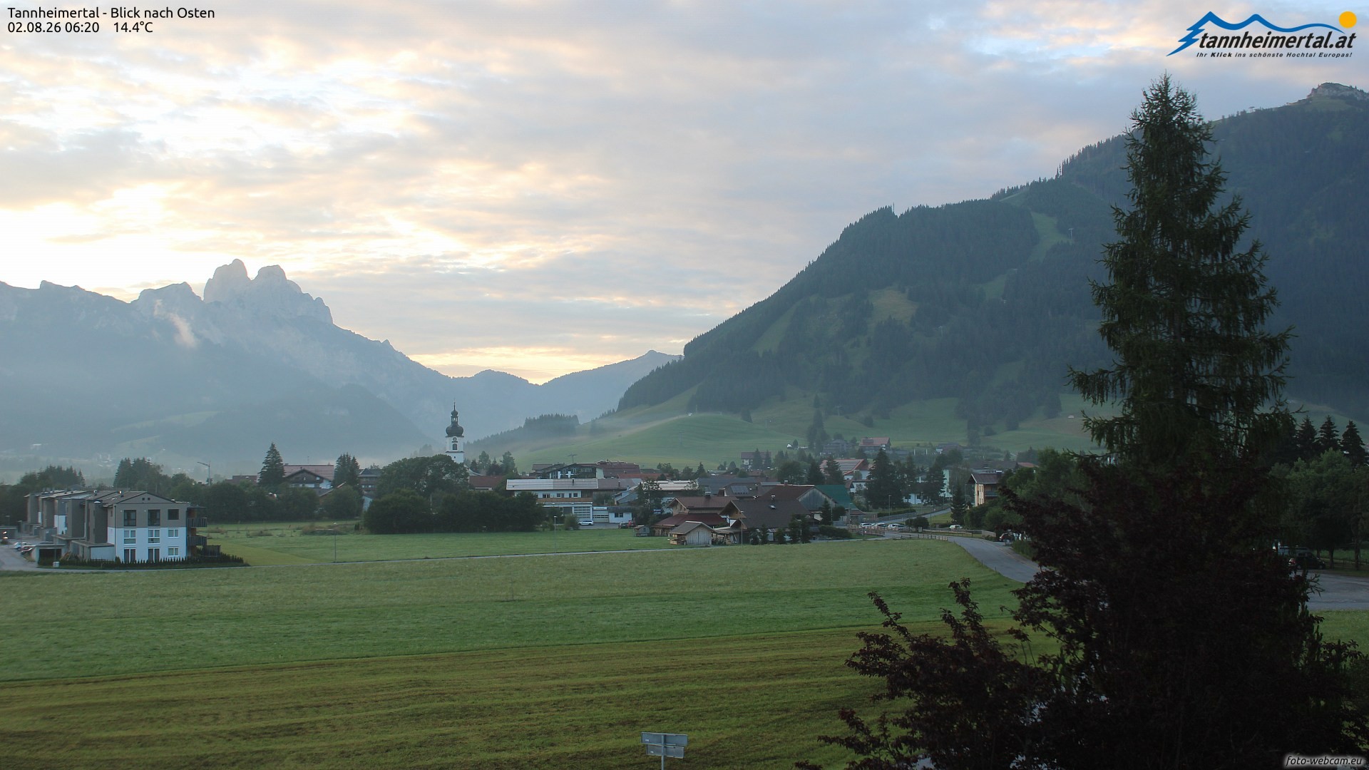 Archived image Webcam Ski Resort Schattwald Zöblen
