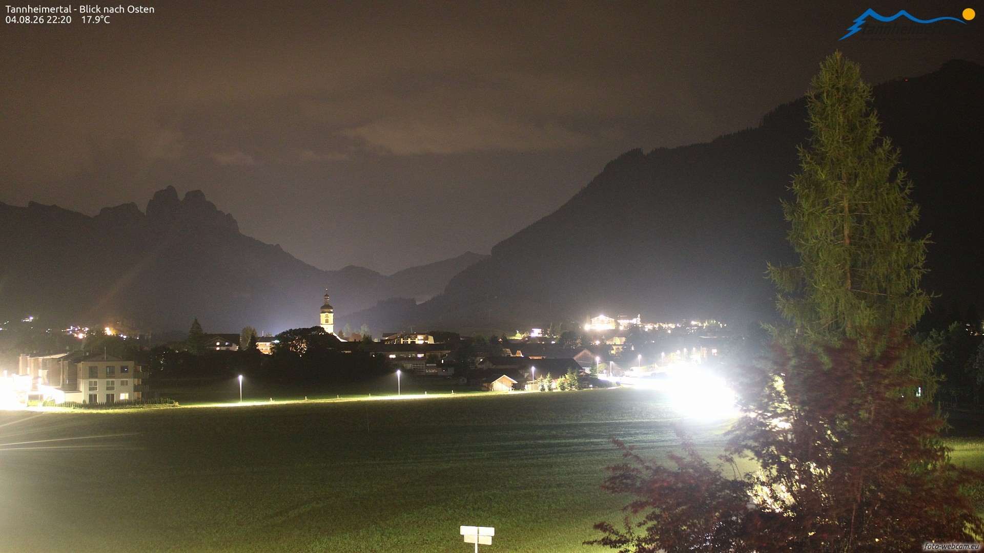 Archiv Foto Webcam Blick ins Tannheimer Tal