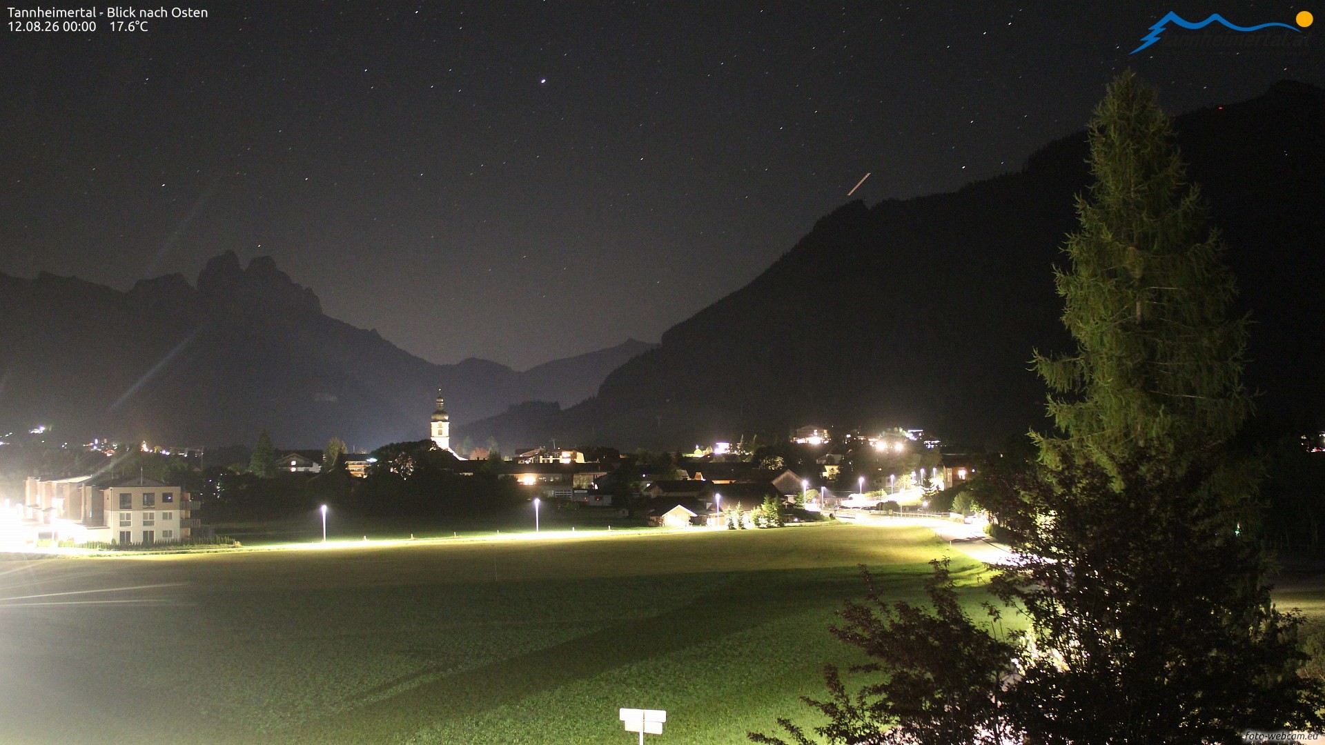 Archiv Foto Webcam Blick ins Tannheimer Tal