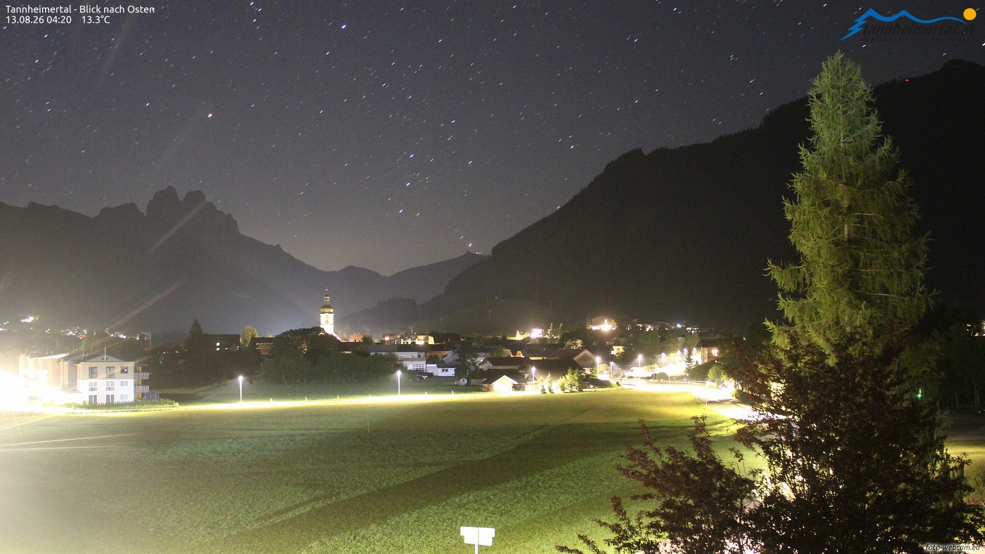 Archiv Foto Webcam Blick ins Tannheimer Tal