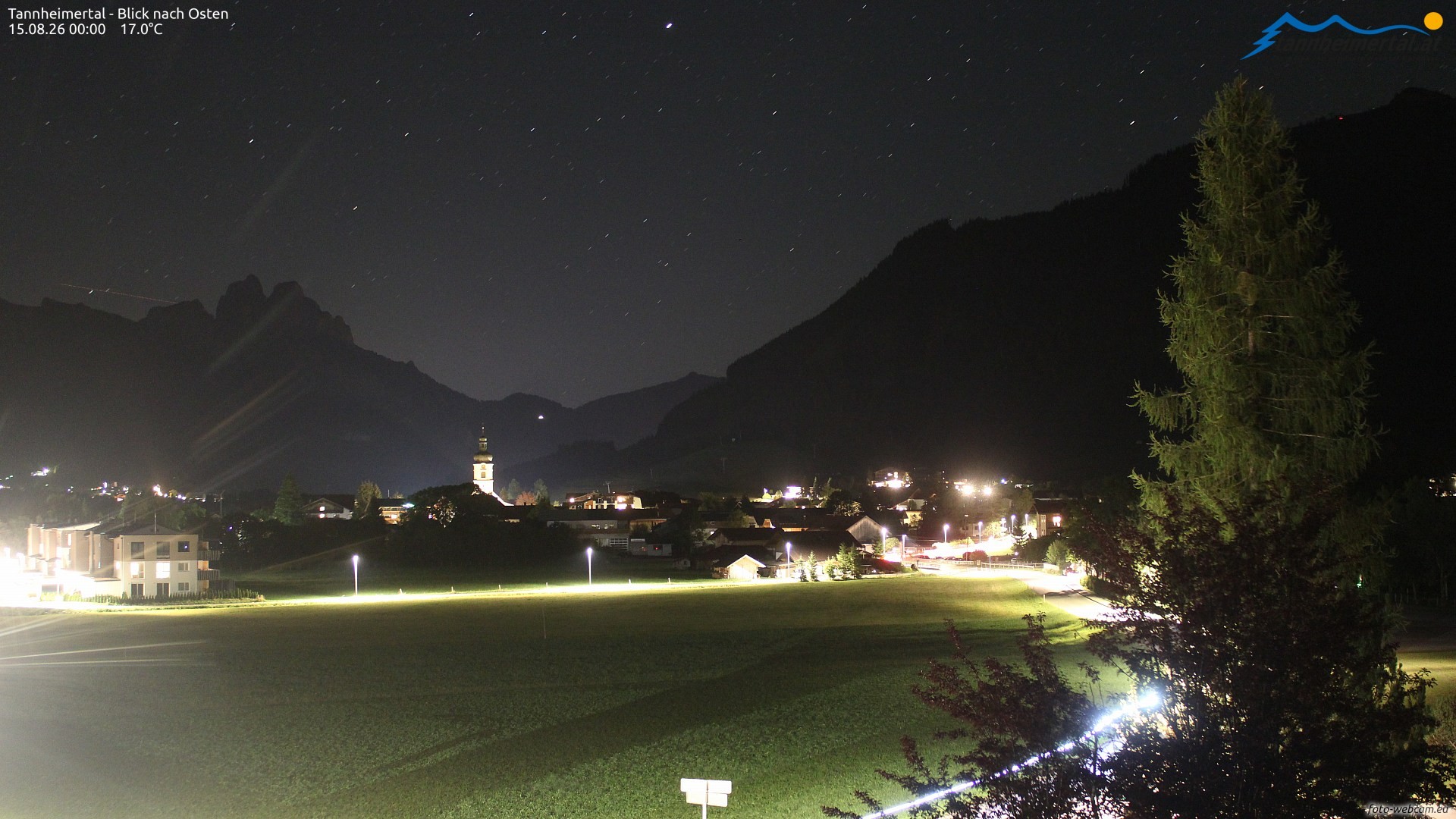 Archiv Foto Webcam Blick ins Tannheimer Tal