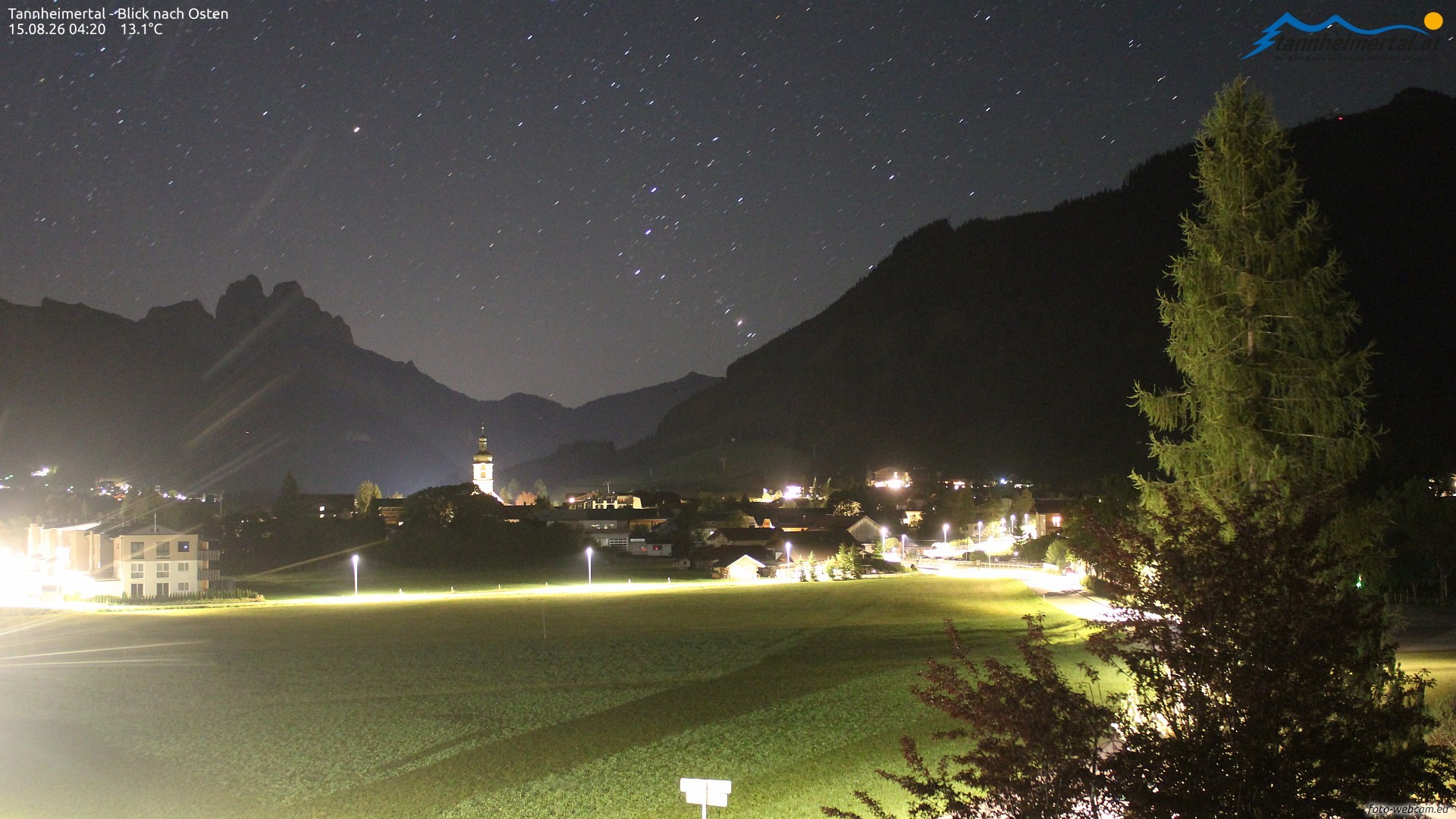 Archiv Foto Webcam Blick ins Tannheimer Tal